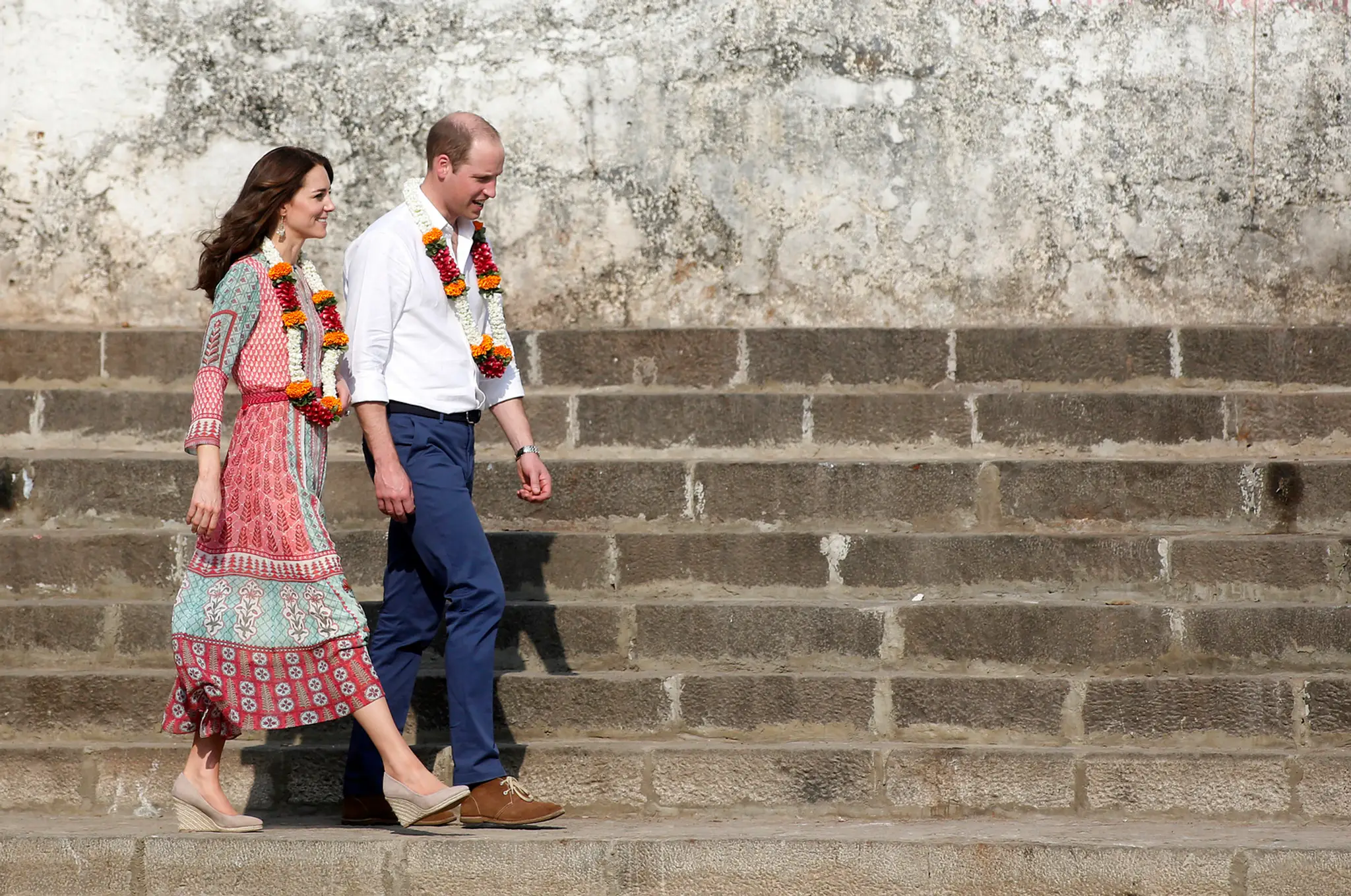 Princ William s vojvodkyňou Kate na návšteve v Indii