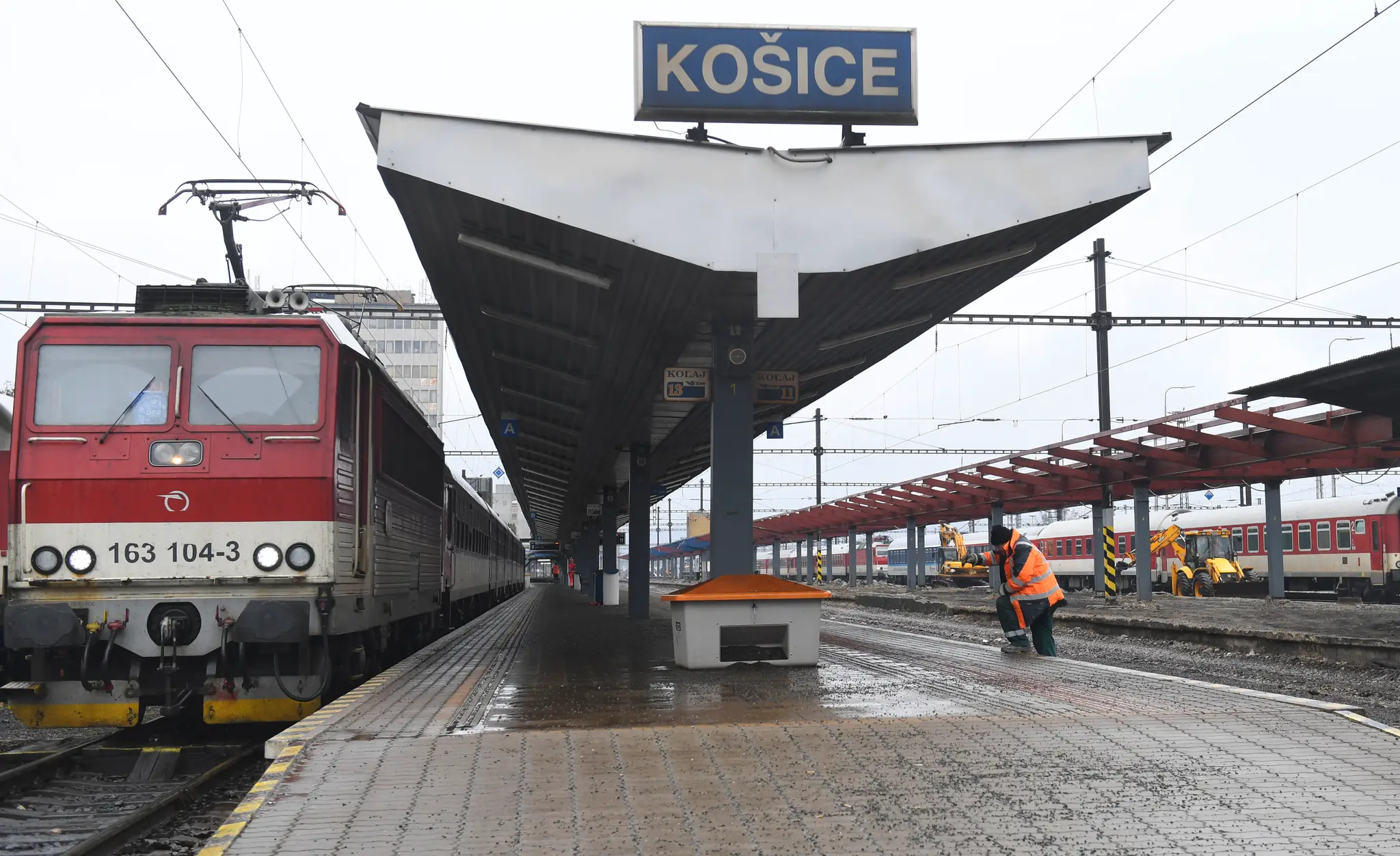 Železničná stanica v Košiciach