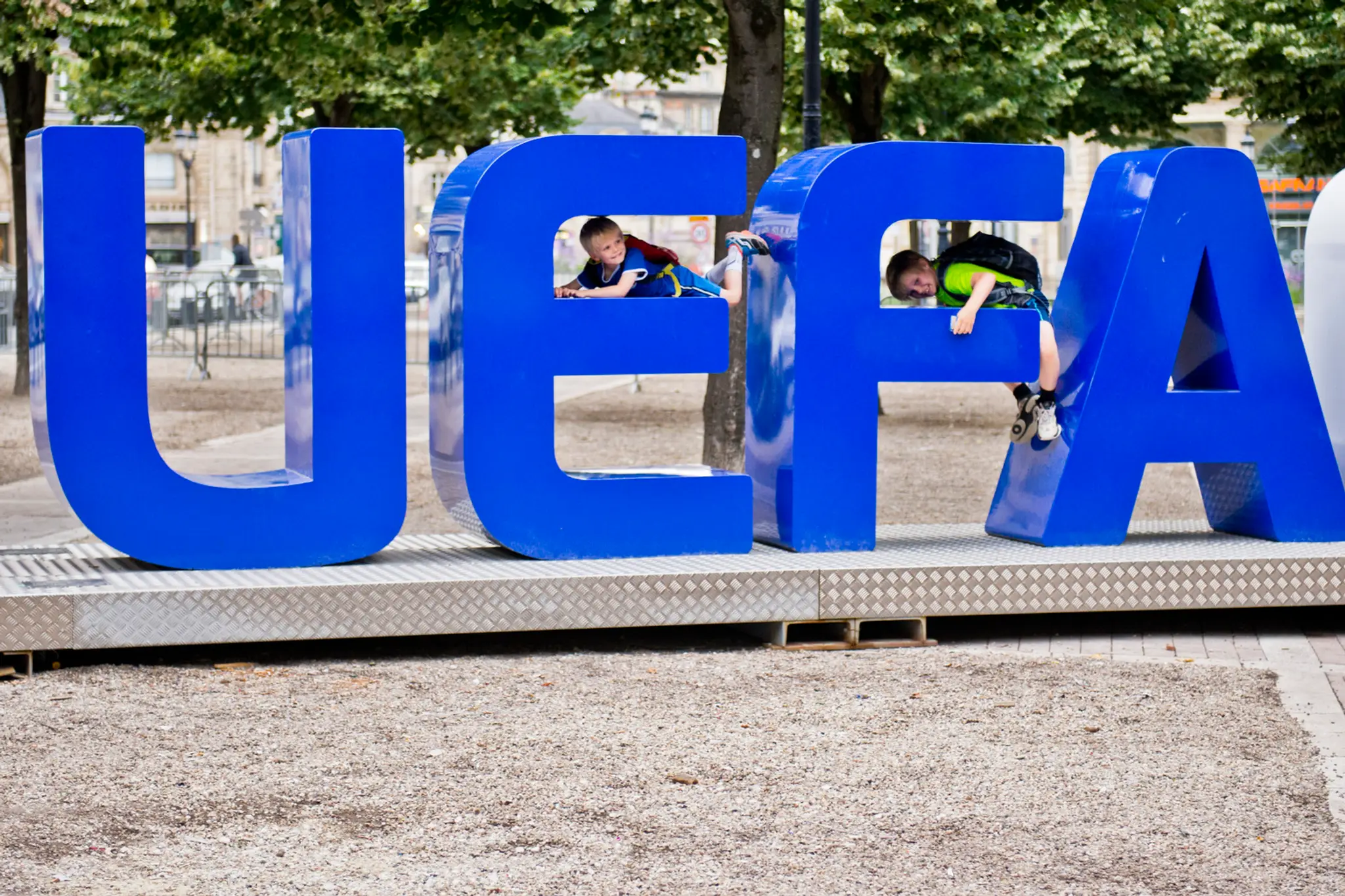 Na snímke nápis UEFA EURO 2016