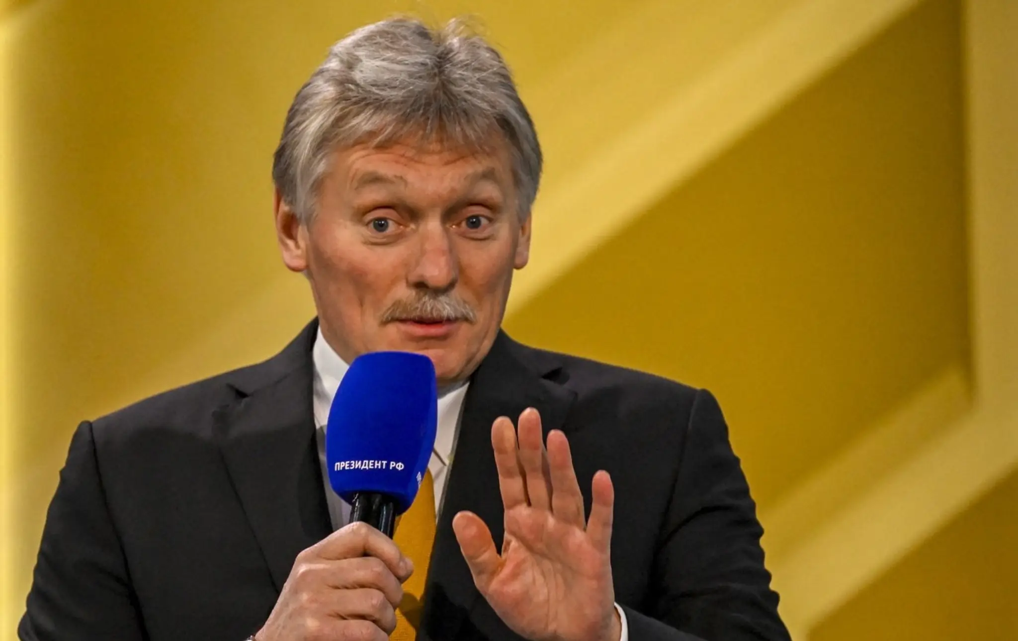 Hovorca Kremľa Dmitrij Peskov.