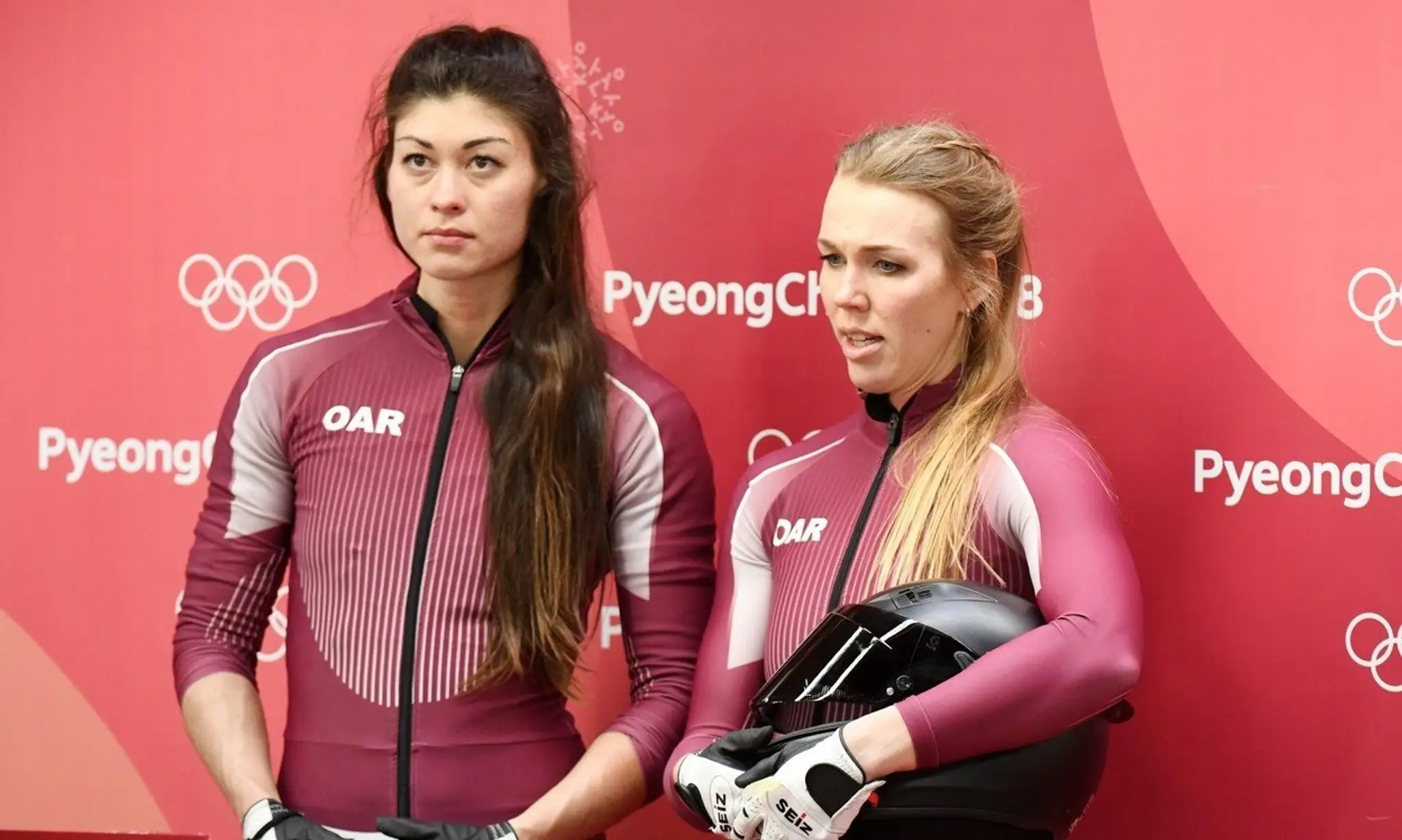 Bobistka Nadežda Sergejevová (vpravo) z tímu Olympijských športovcov z Ruska mala pozitívny dopingový test.