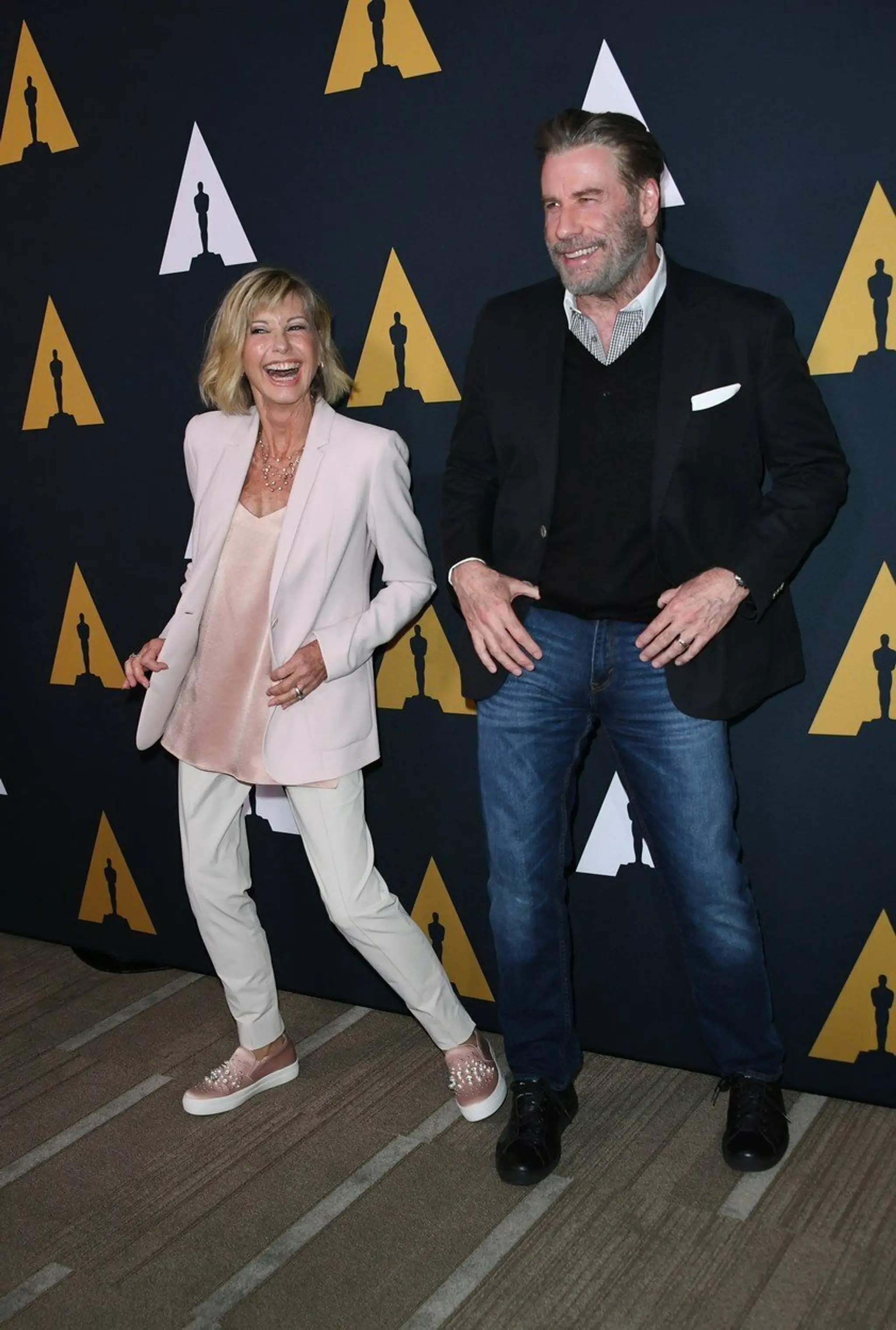 Olivia Newton-John ako Sandy a John Travolta ako Danny
