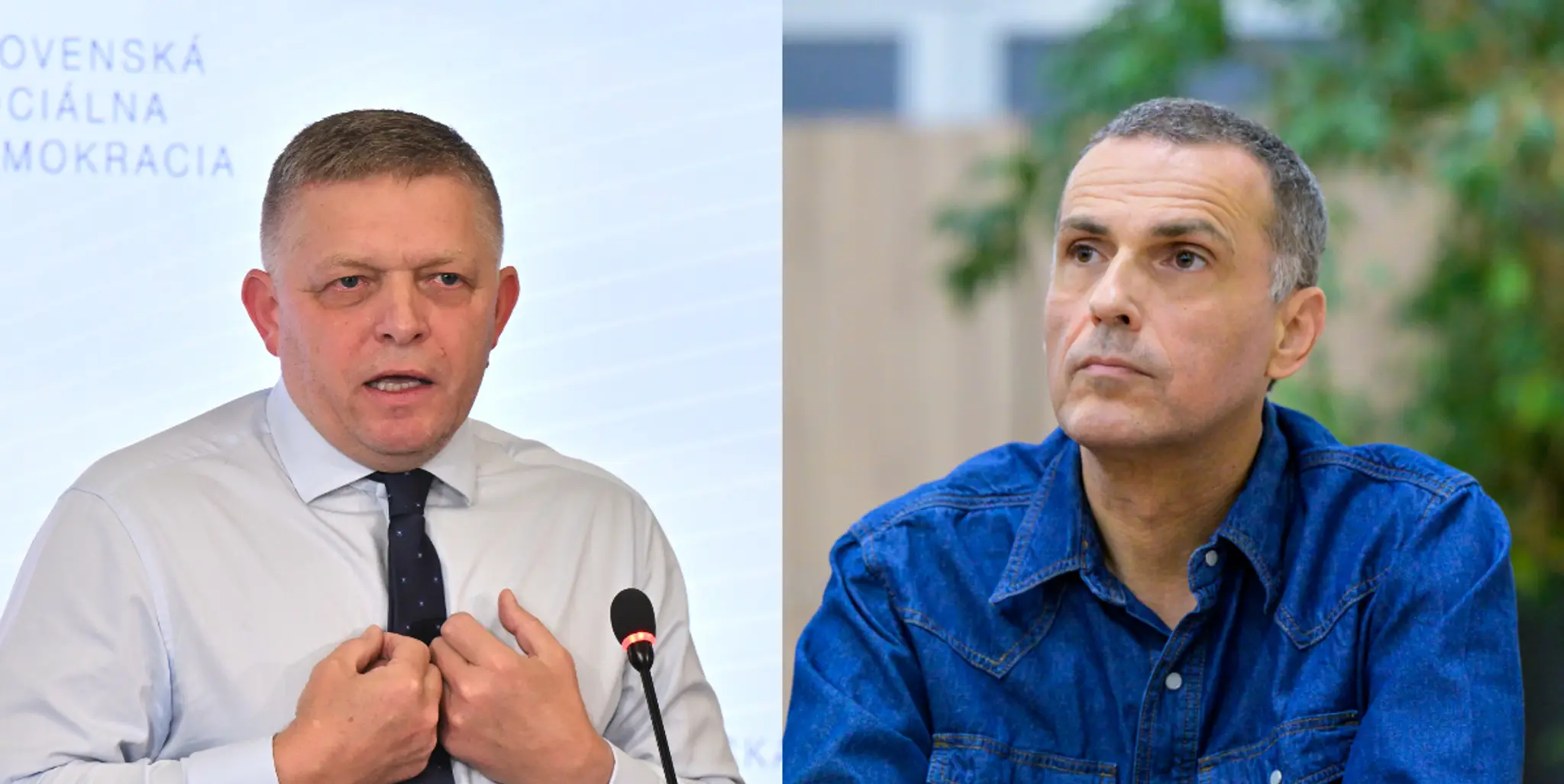 Robert Fico a Maroš Žilinka