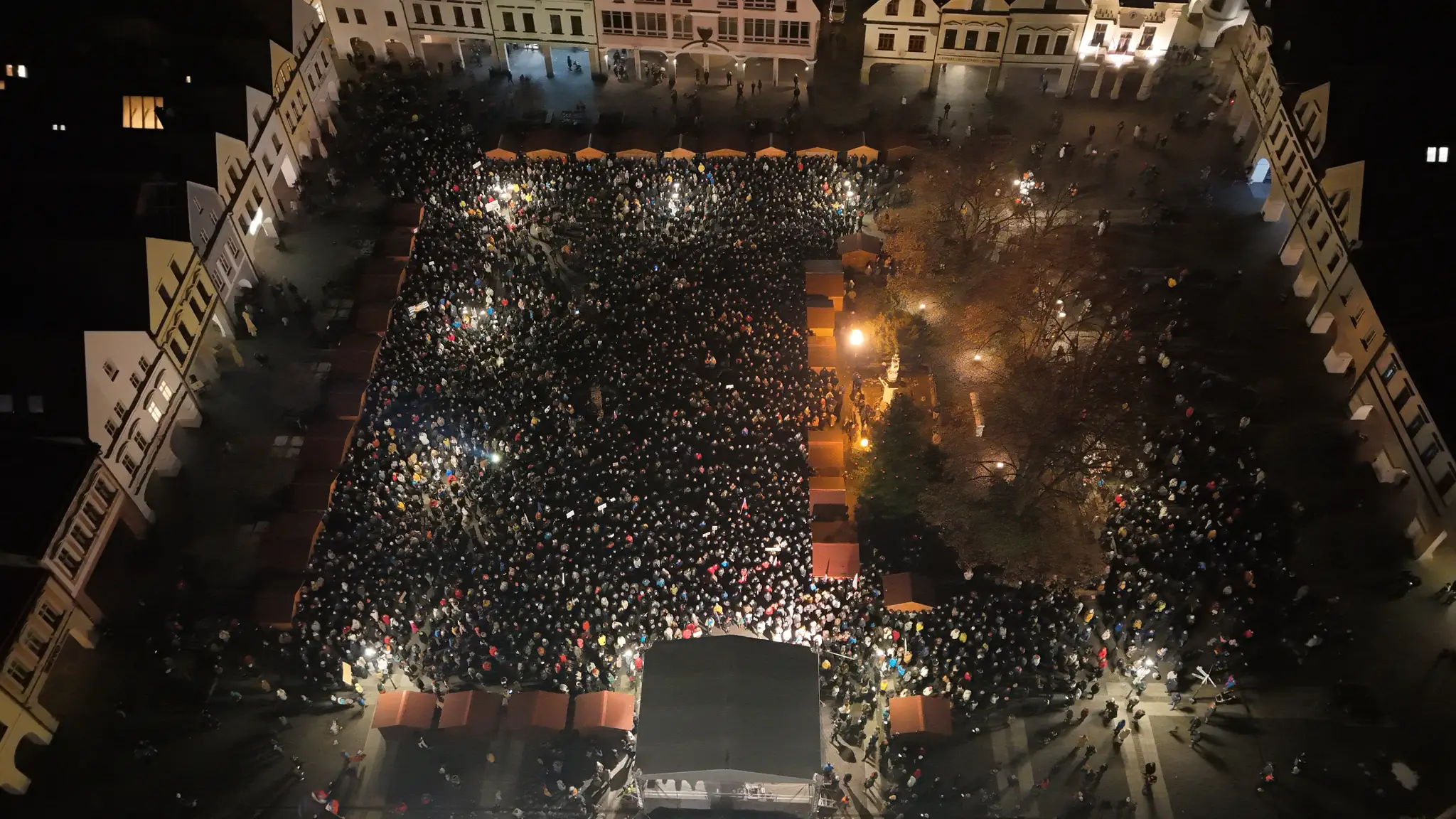 Protest v Žiline.