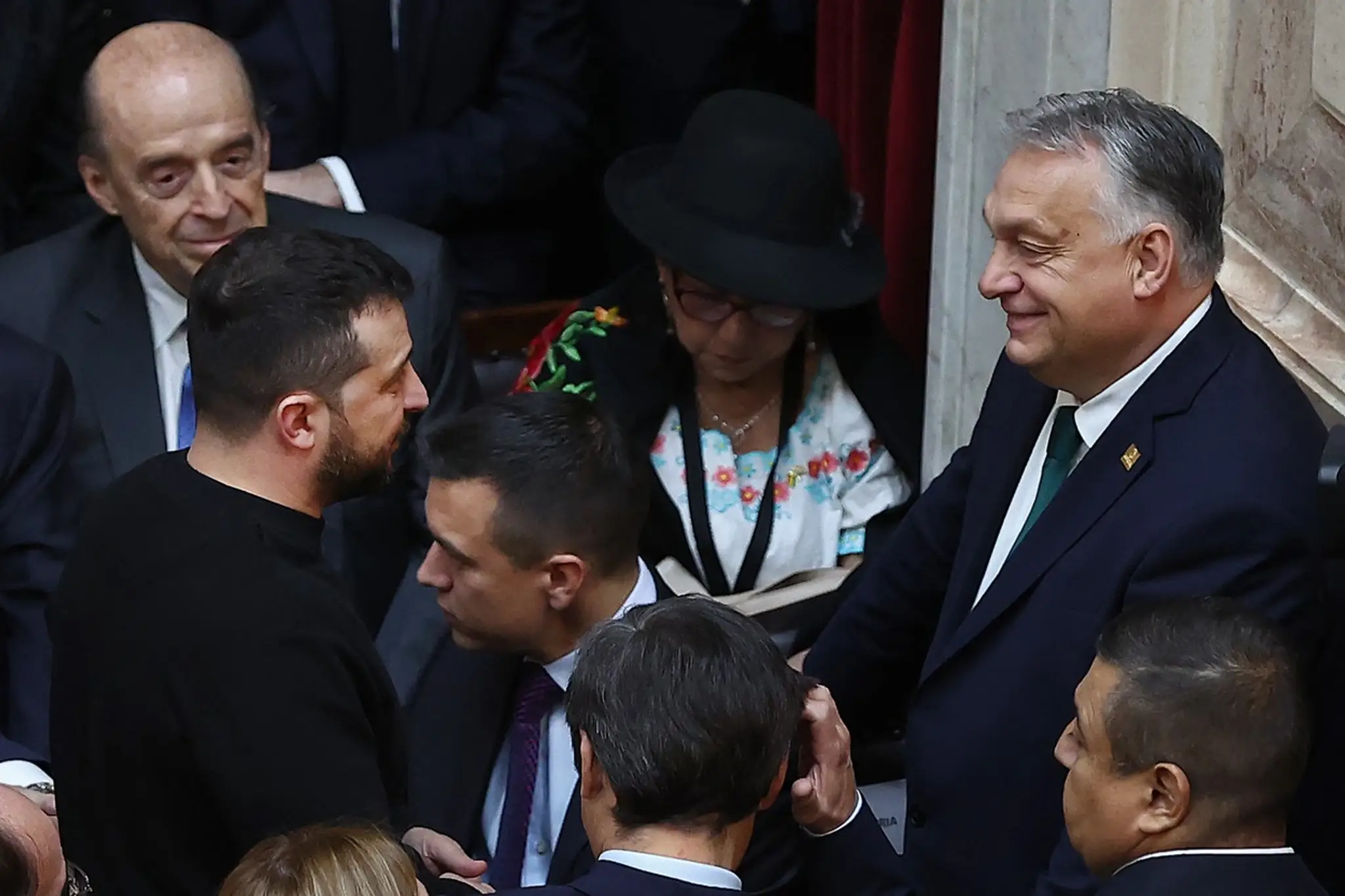 Zelenskyj a Orbán