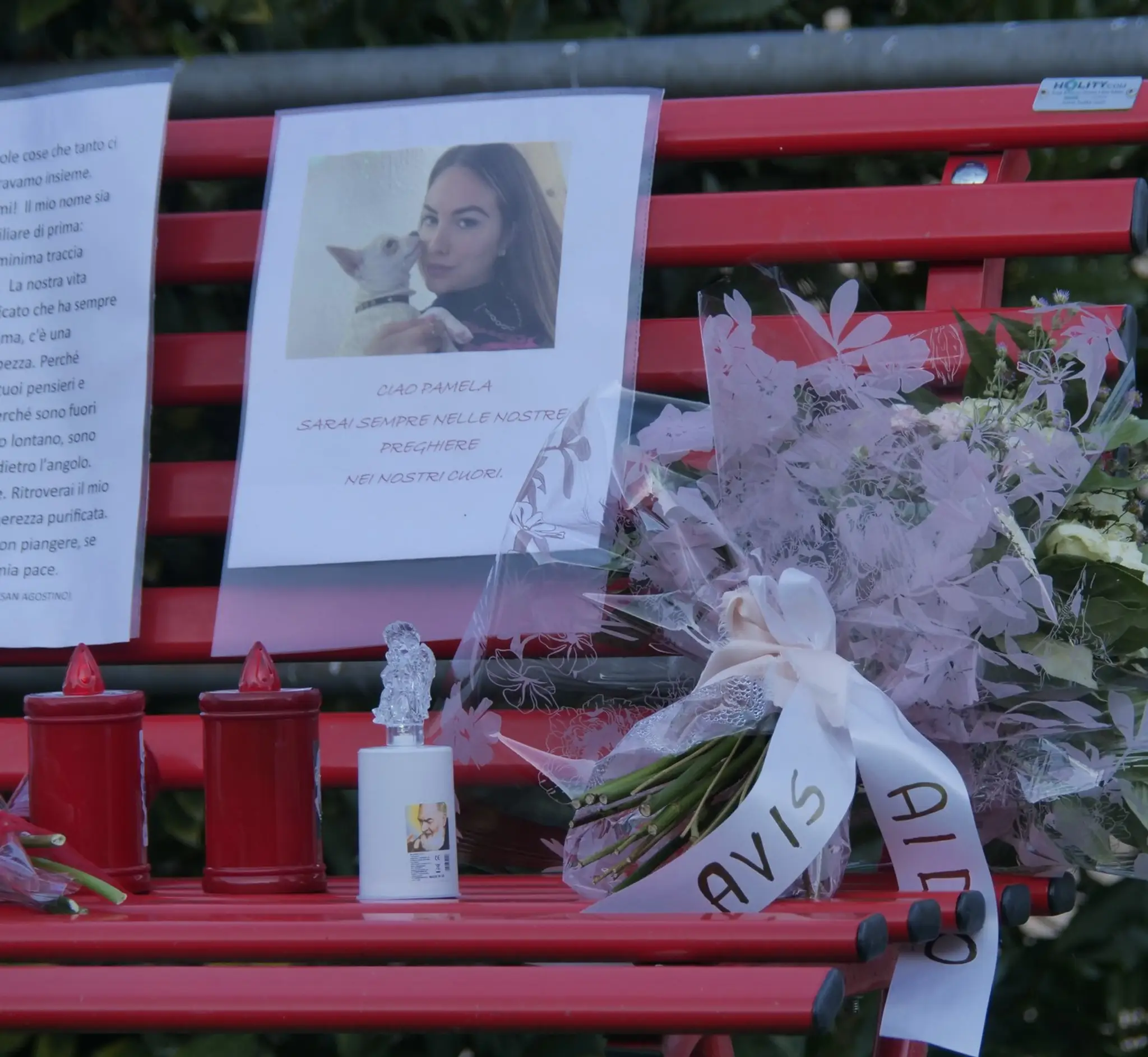 Na snímke zavraždená Pamela Genini.