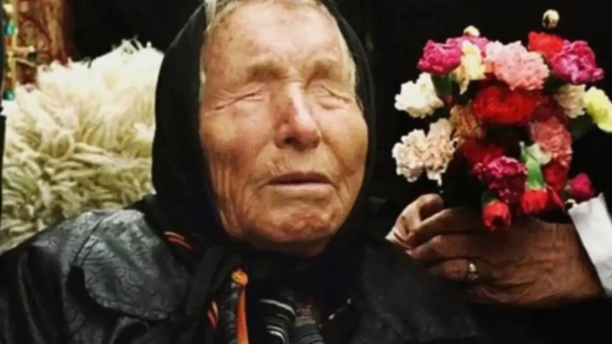 Nevidiaca veštkyňa Baba Vanga.