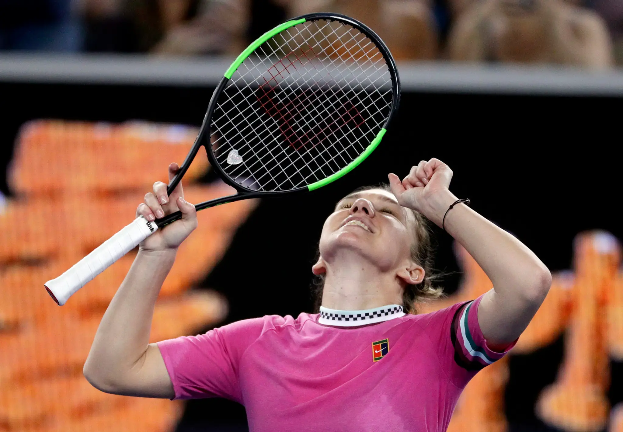 Tenistka Simona Halepová v 1. kole na Australian Open.