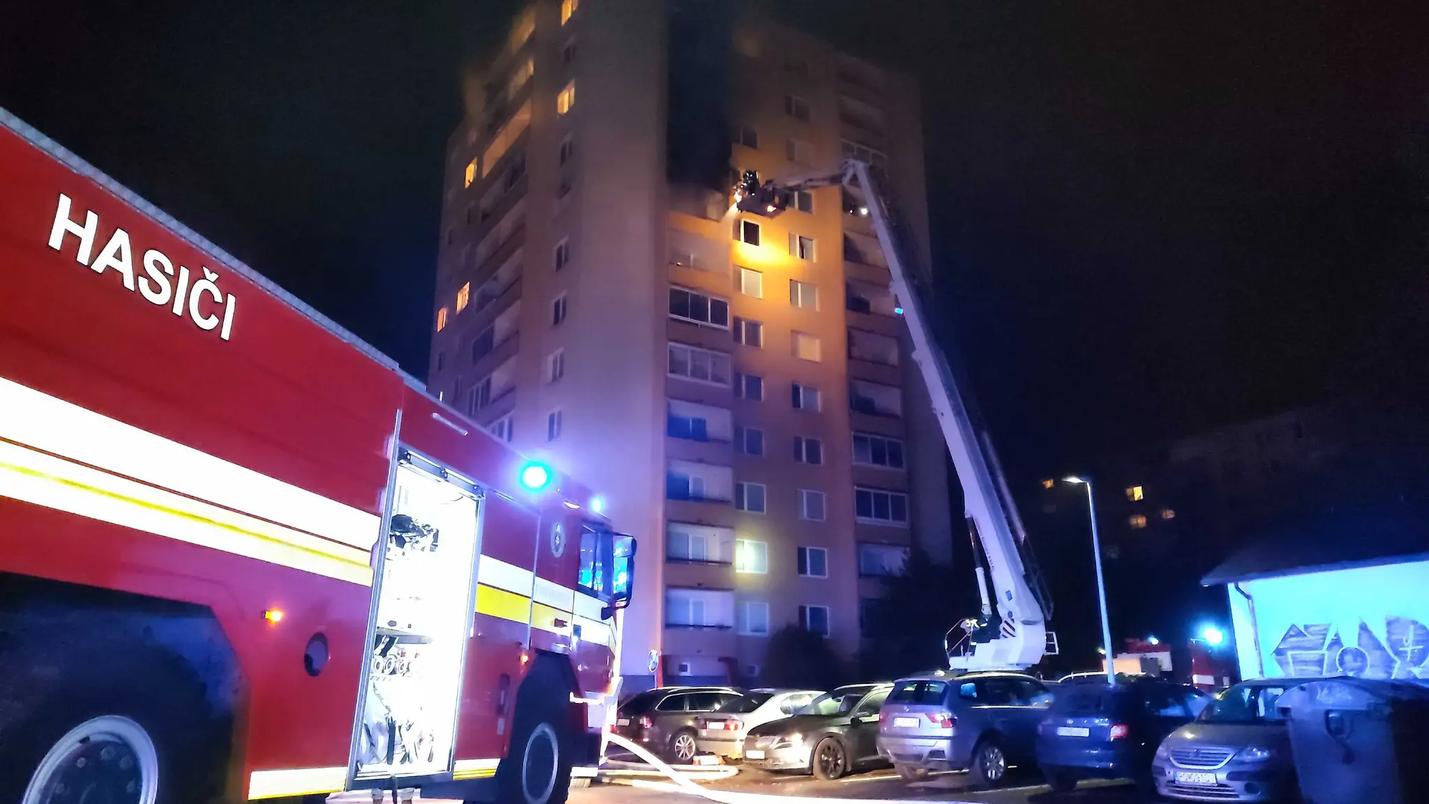 V Prešove na Prostějovskej ulici vyhorel byt