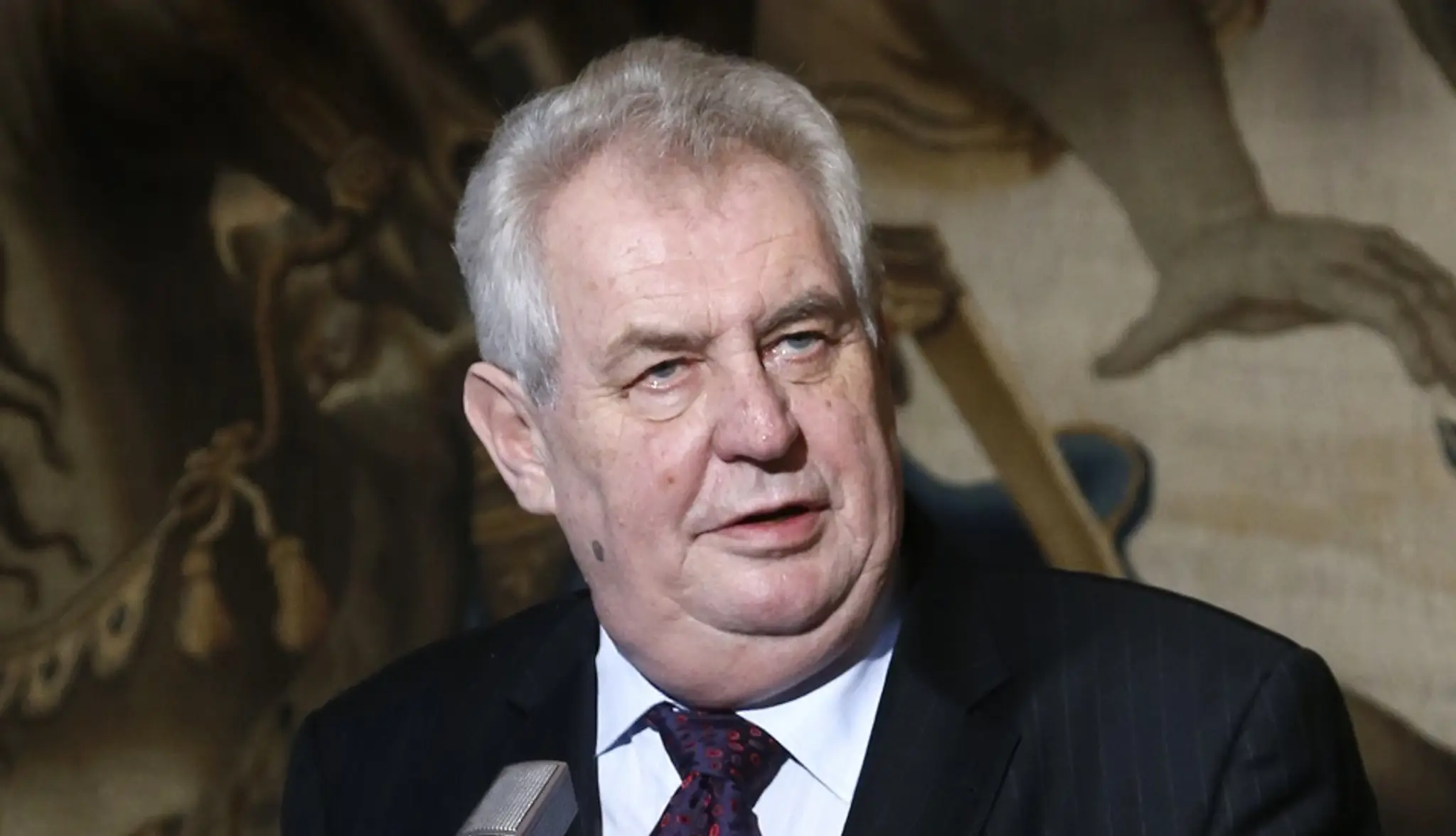 Český prezident Miloš Zeman.
