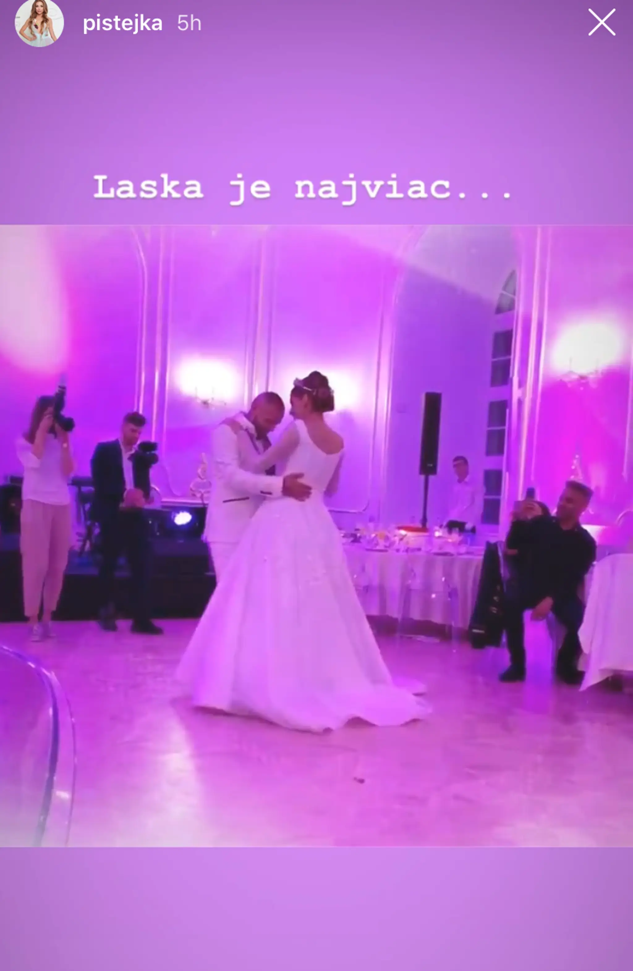 Novomanželský tanec 
