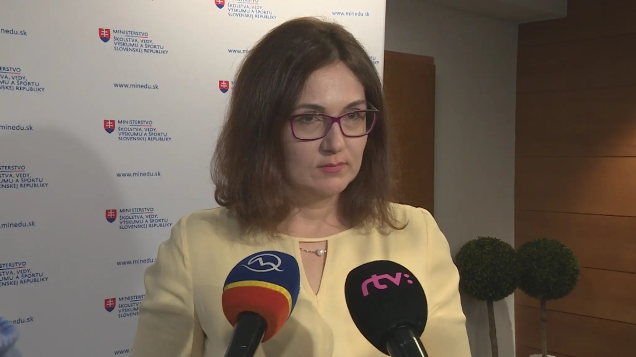 Ministerka školstva Martina Lubyová