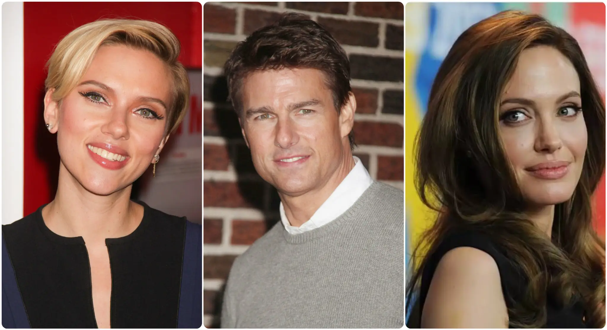 Scarlett Johansson, Tom Cruise, Angelina Jolie