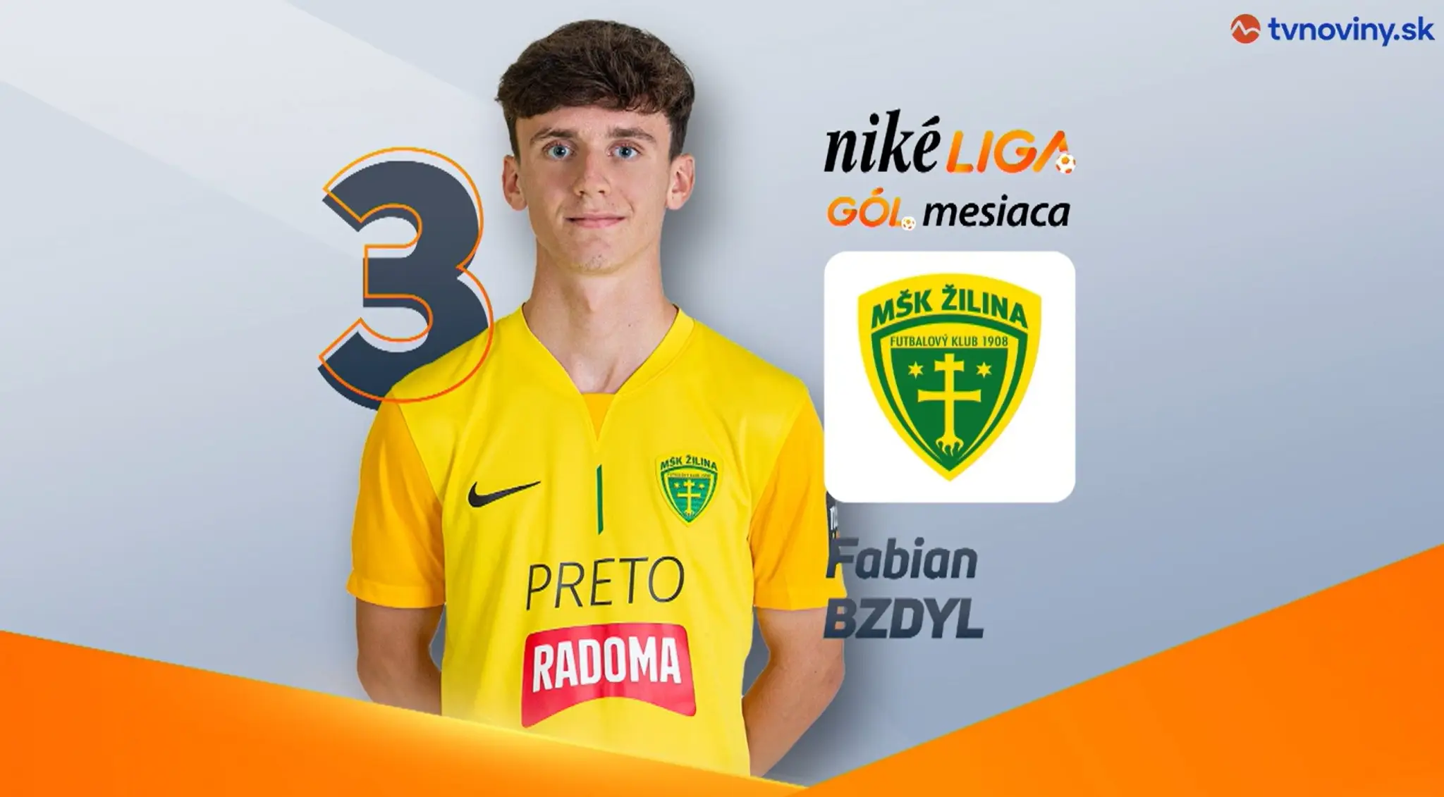 Fabian Bzdyl gól mesiaca máj 2026.