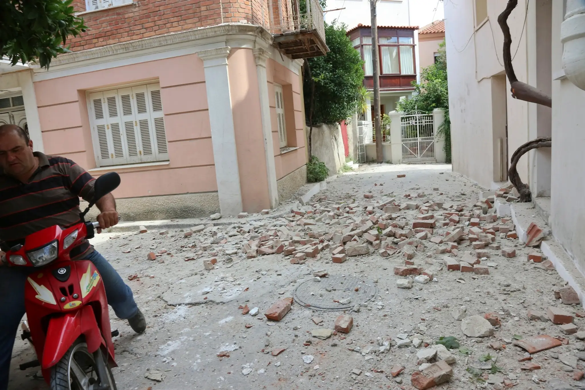 Zemetrasanie na ostrove Lesbos.