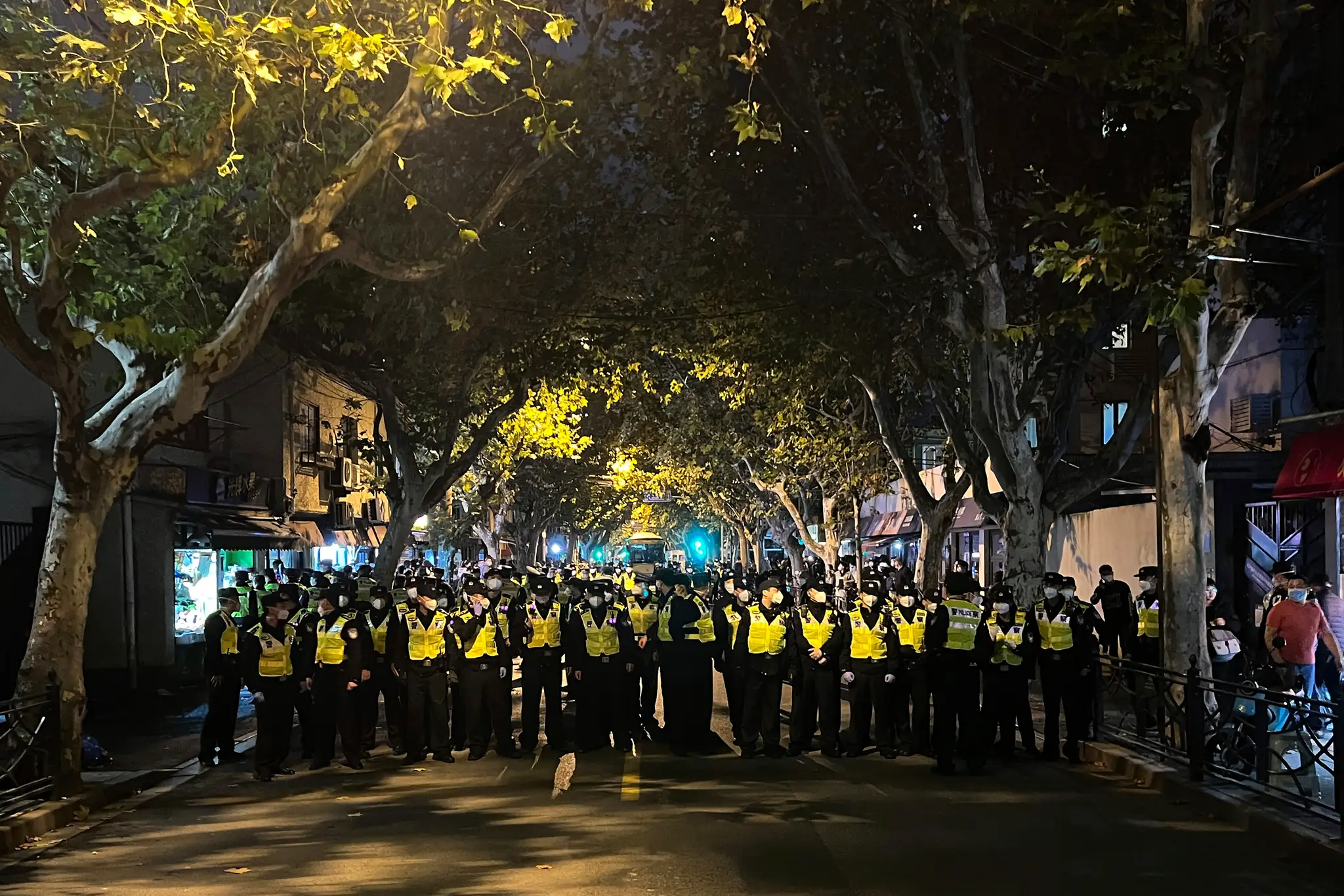 Čína protest 