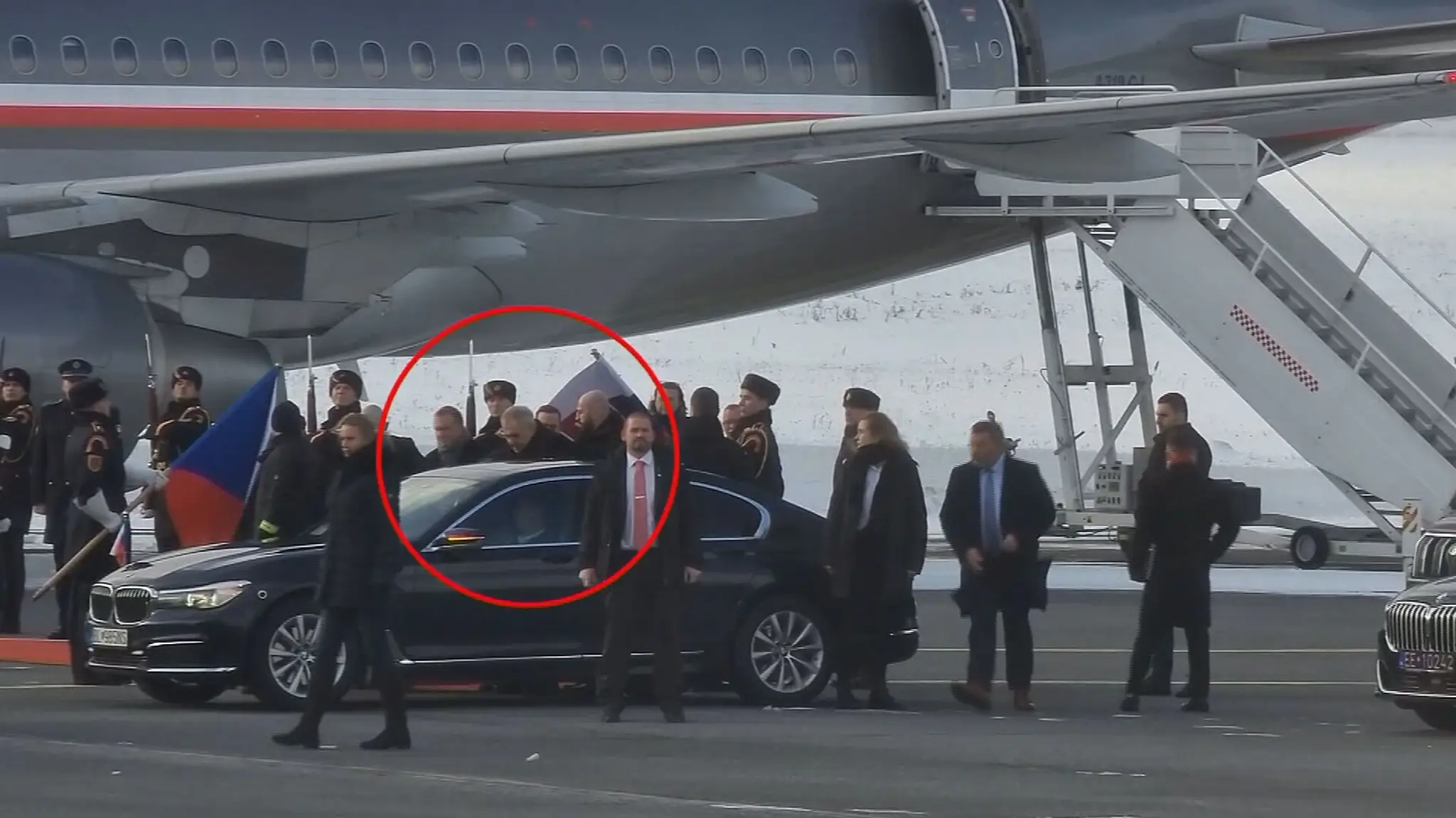 Miloš Zeman je na Slovensku.