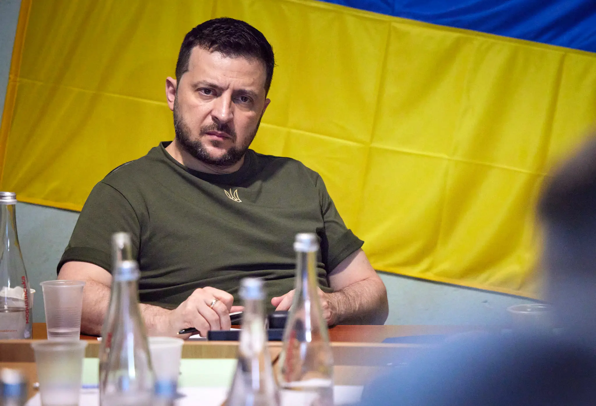 Zelenskyj na návšteve Mykolaiva.