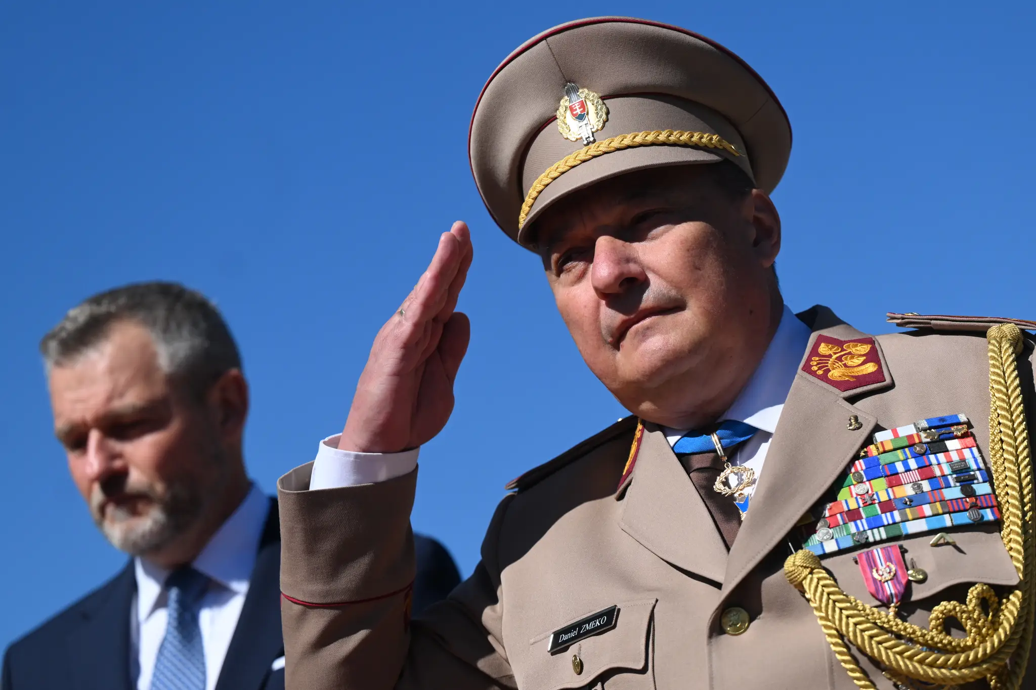 Na snímke nový náčelník Generálneho štábu Ozbrojených síl SR Miroslav Lorinc, ktorého vymenoval prezident SR Peter Pellegrini