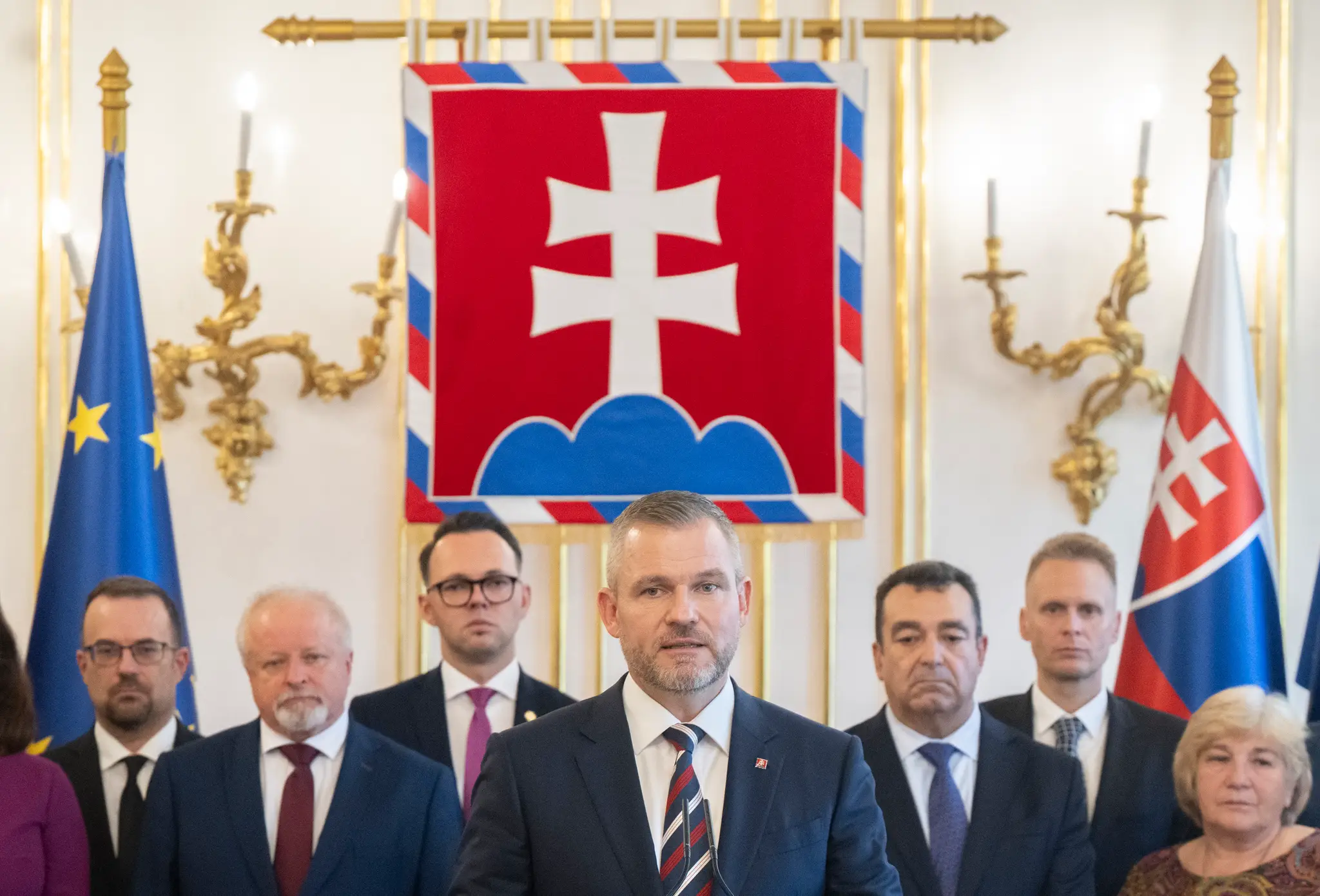 Peter Pellegrini po stretnutí so zdravotníkmi