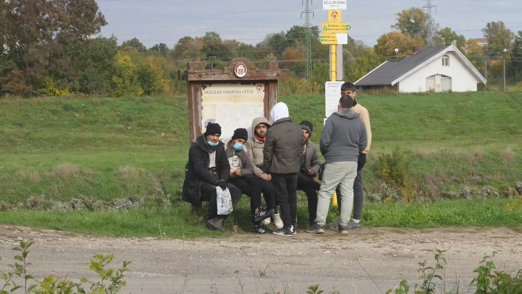 Migranti na Slovensku.