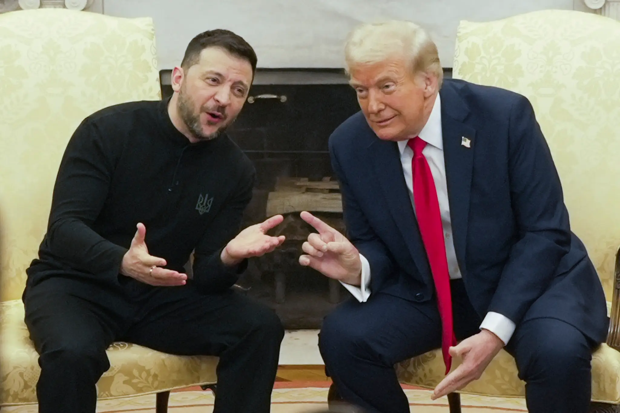 Volodymyr Zelenskyj a Donald Trump