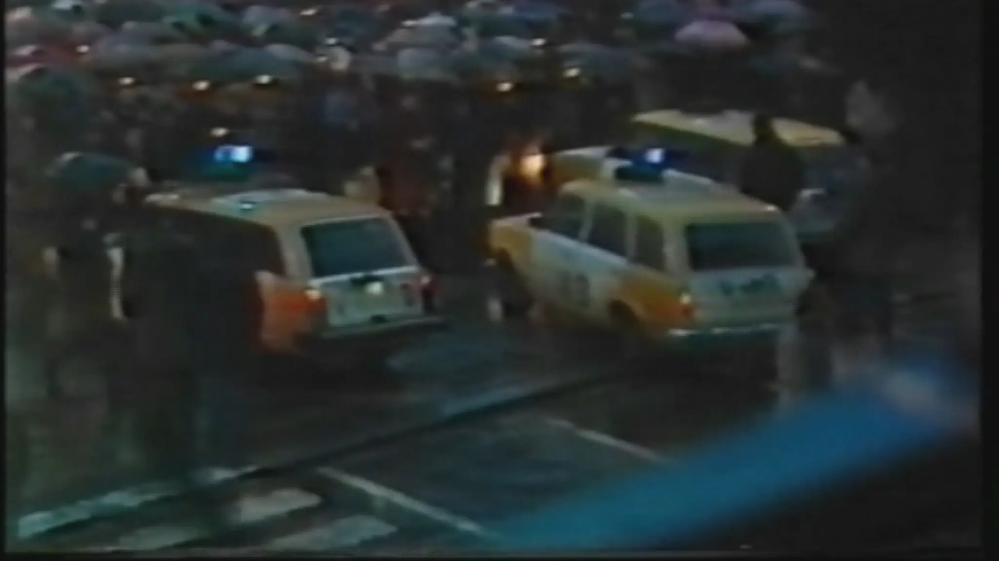 Sviečková manifestácia.