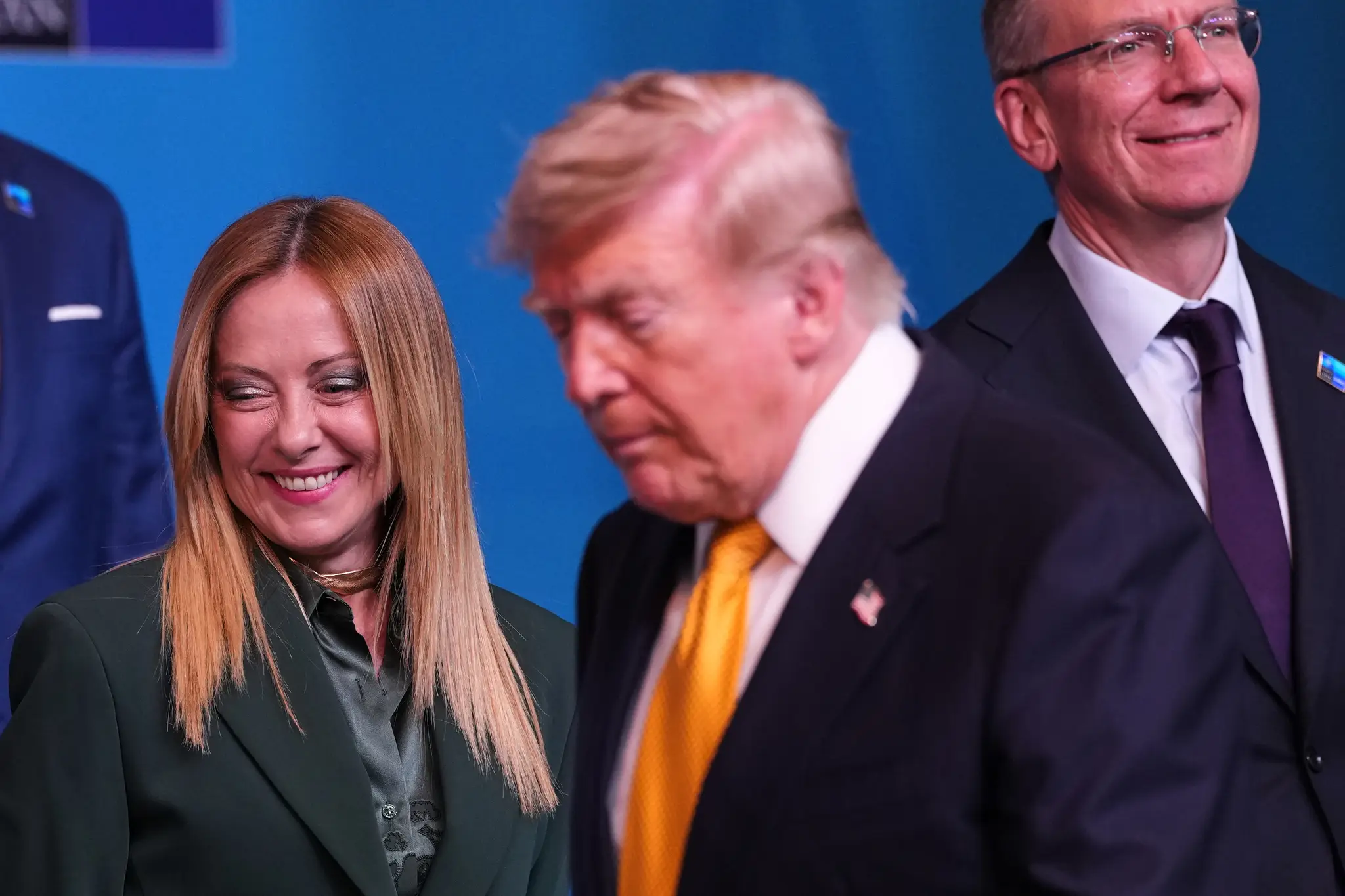 Meloniová a Trump 