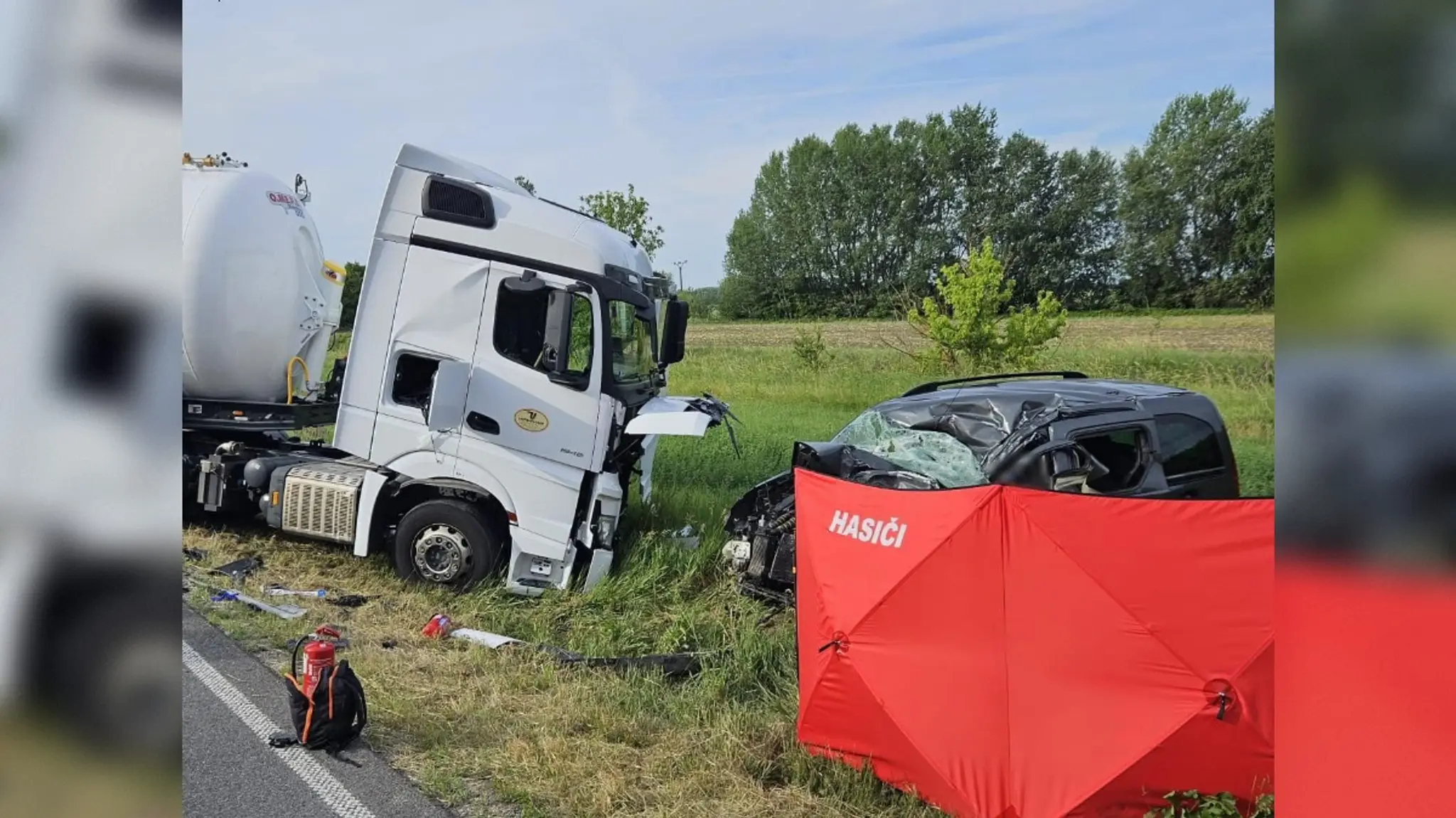 Ranná nehoda pri Šali. 