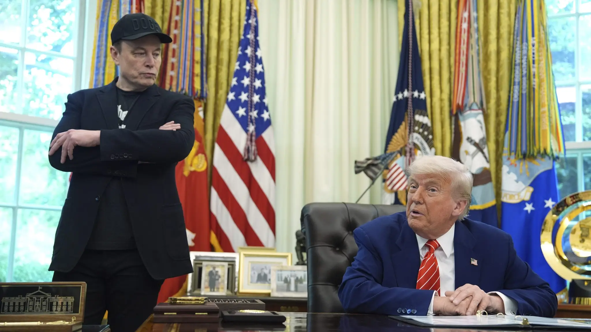 Elon Musk a Donald Trump