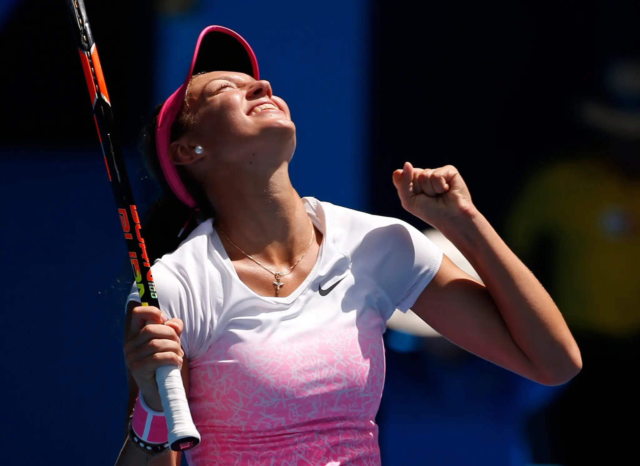Slovenská tenistka Tereza Mihalíková na archívne snímke.