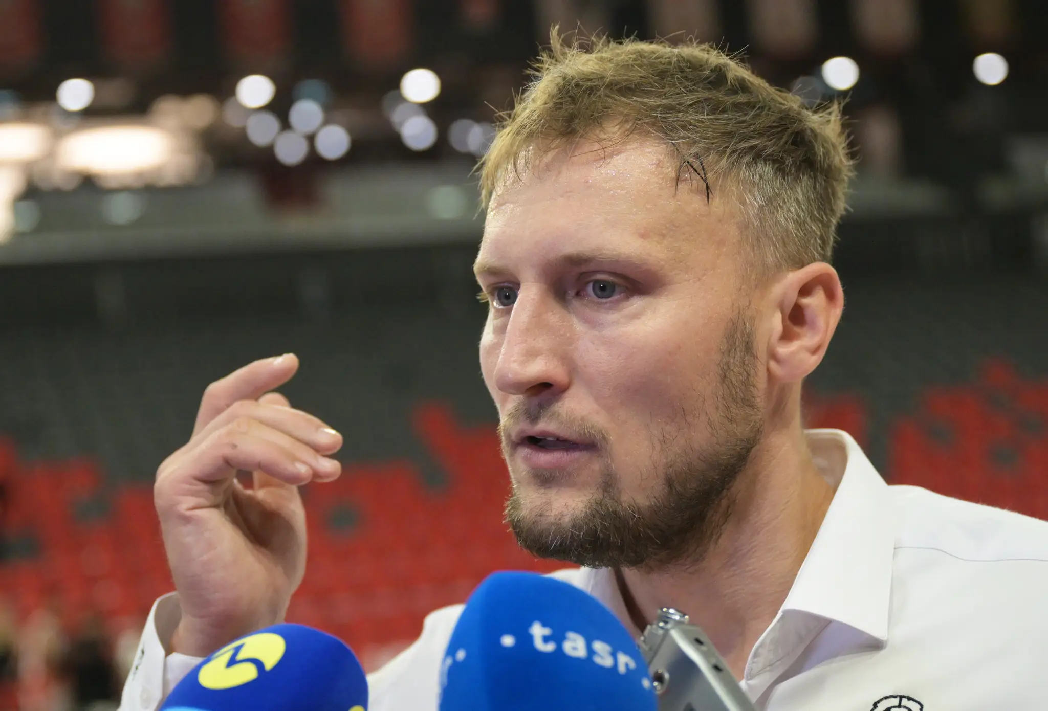 Na snímke tréner Levíc Michal Madzin.