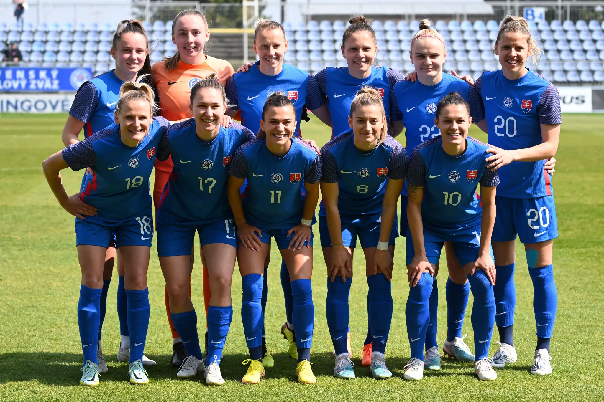 Ženská slovenská futbalová reprezentácia.