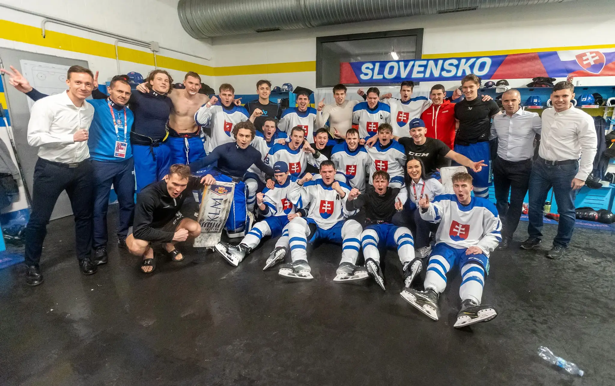 Slovenskí hokejisti na univerziáde.