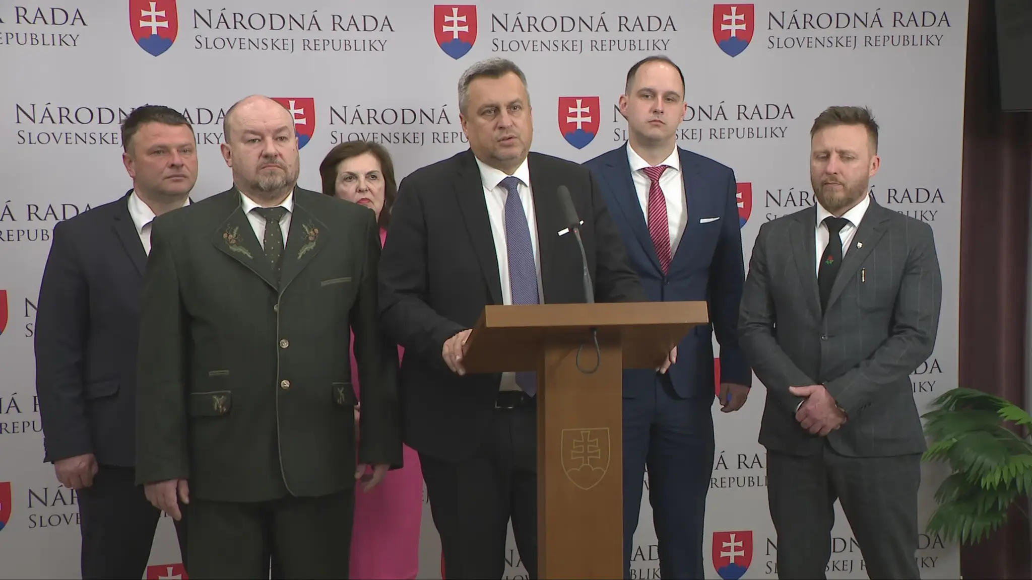 Andrej Danko na tlačovej konferencii