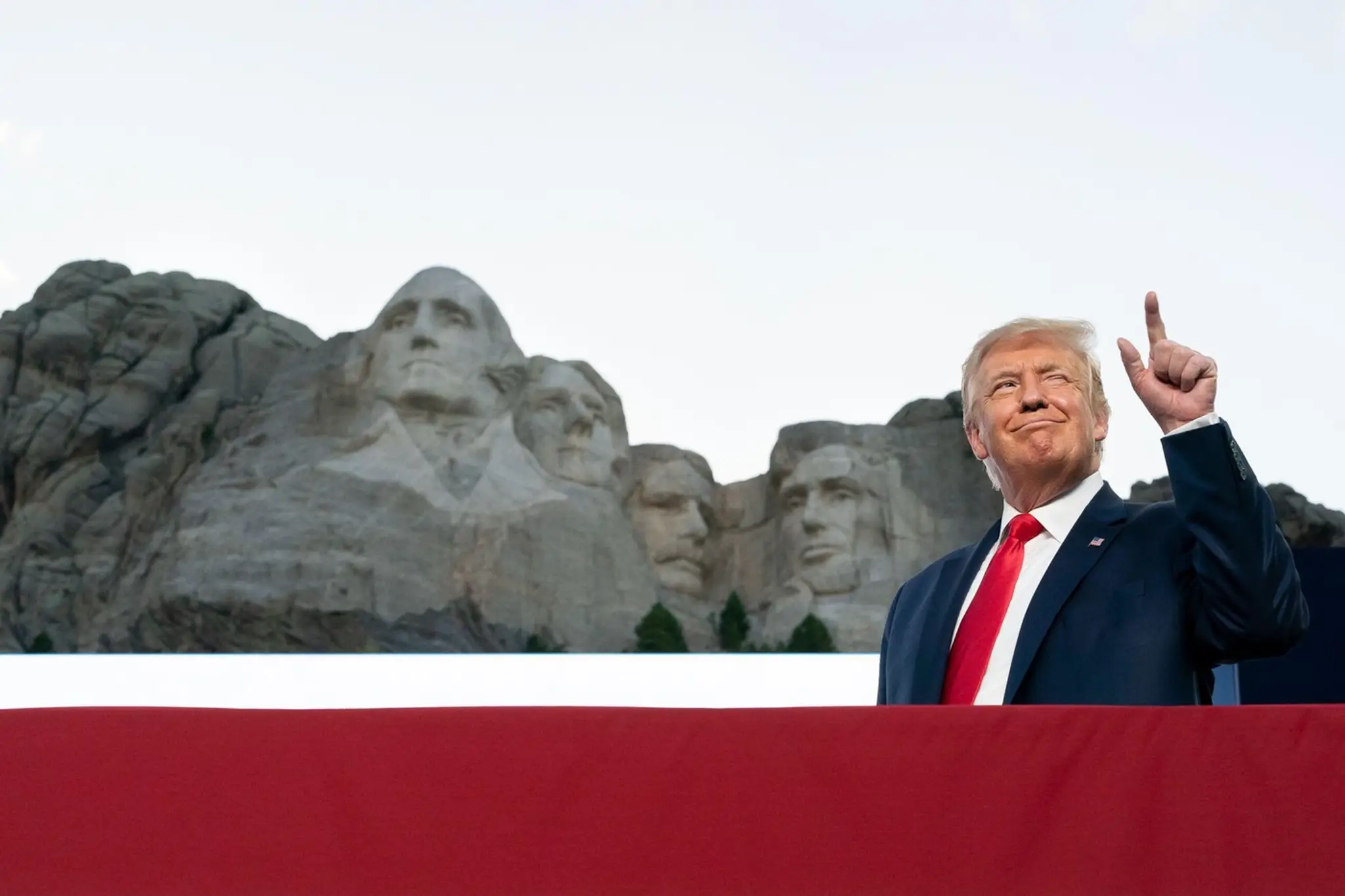 Donald Trump na snímke z roku 2020 počas osláv Dňa nezávislosti.