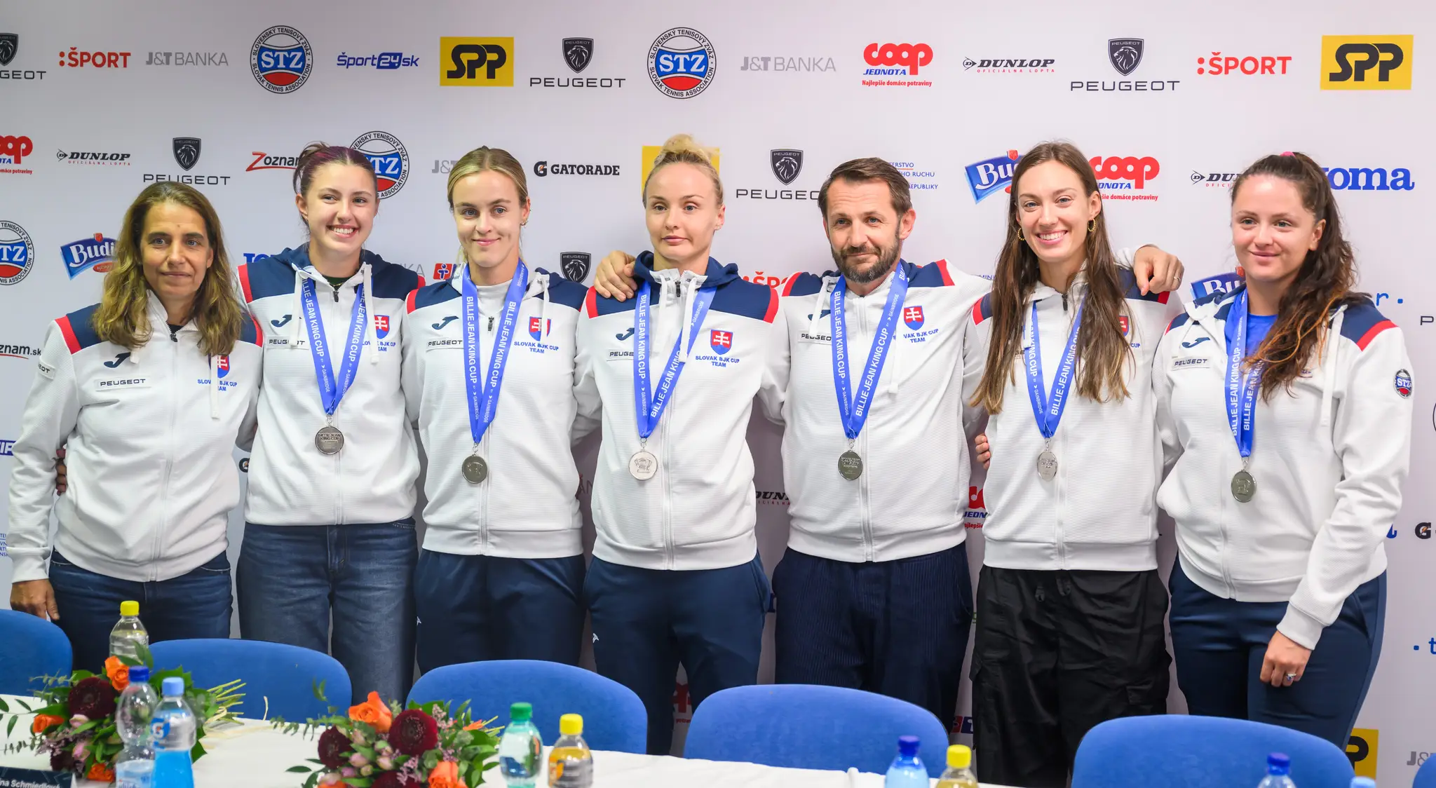 Ženská slovenská tenisová výprava dokráčala v roku 2024 až do finále Pohára Billie-Jean Kingovej