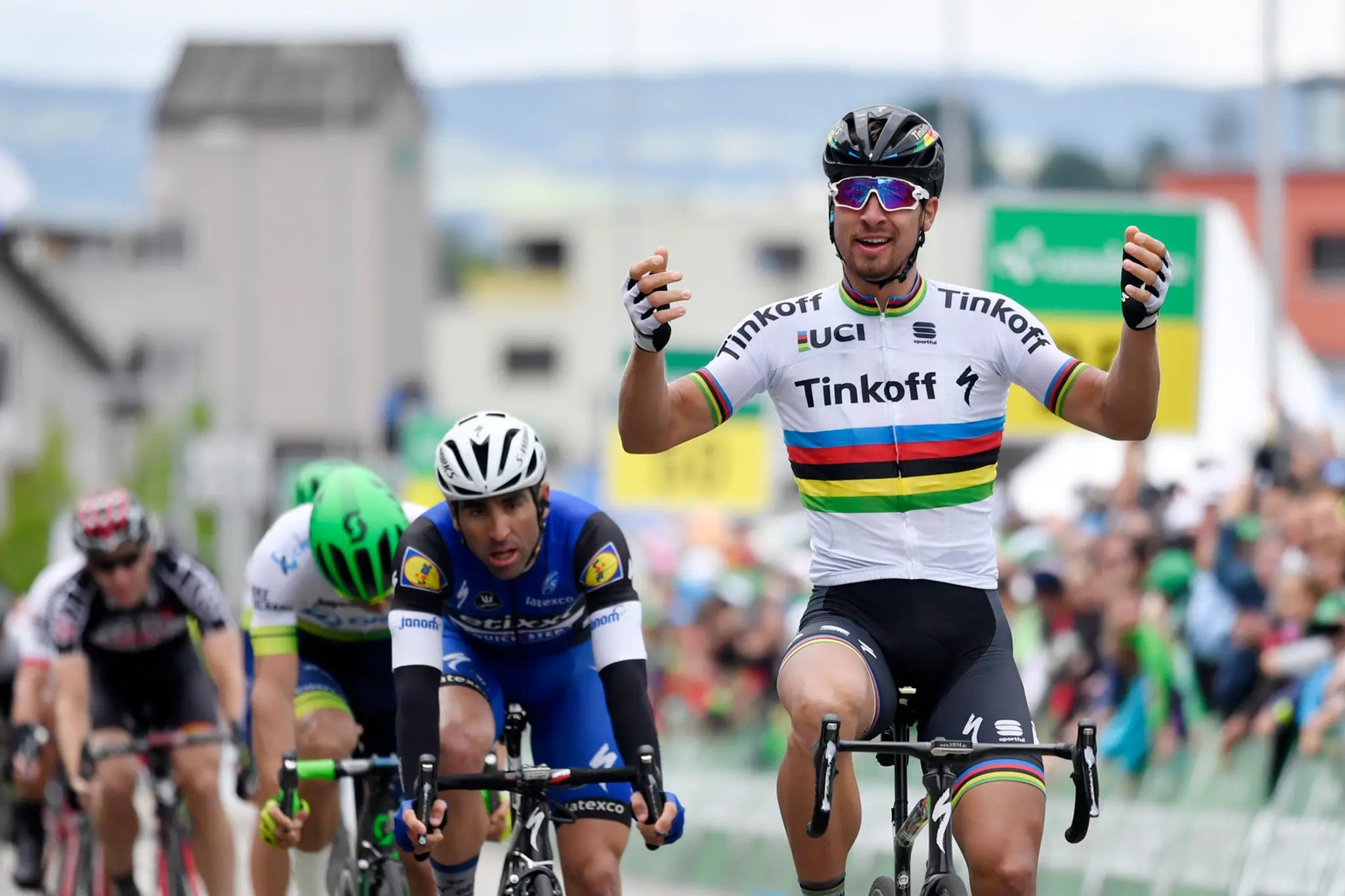  Peter Sagan vyhral druhú etapu pretekov Okolo Švajčiarska.