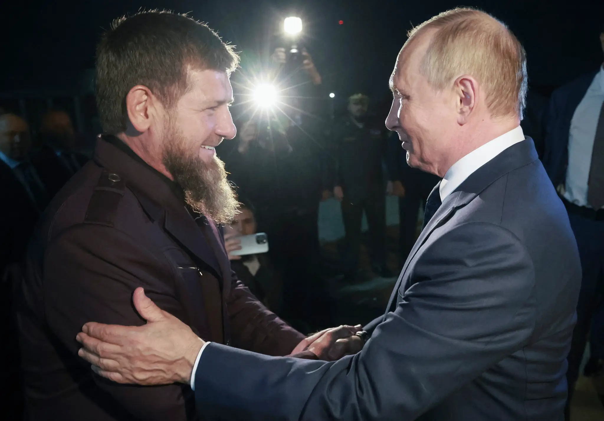 Ramzan Kadyrov a Vladimir Putin