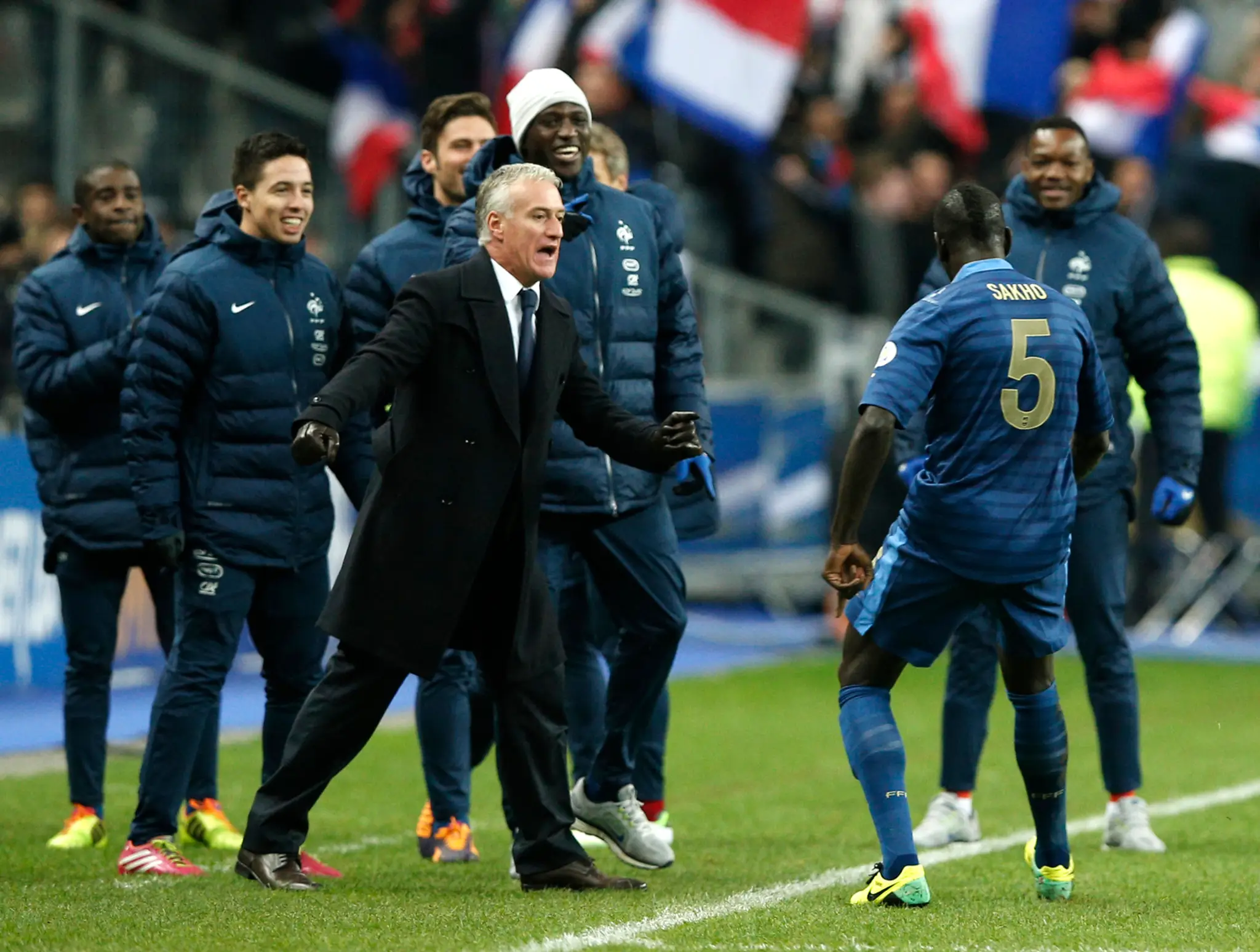 Didier Deschamps a jeho zverenci.