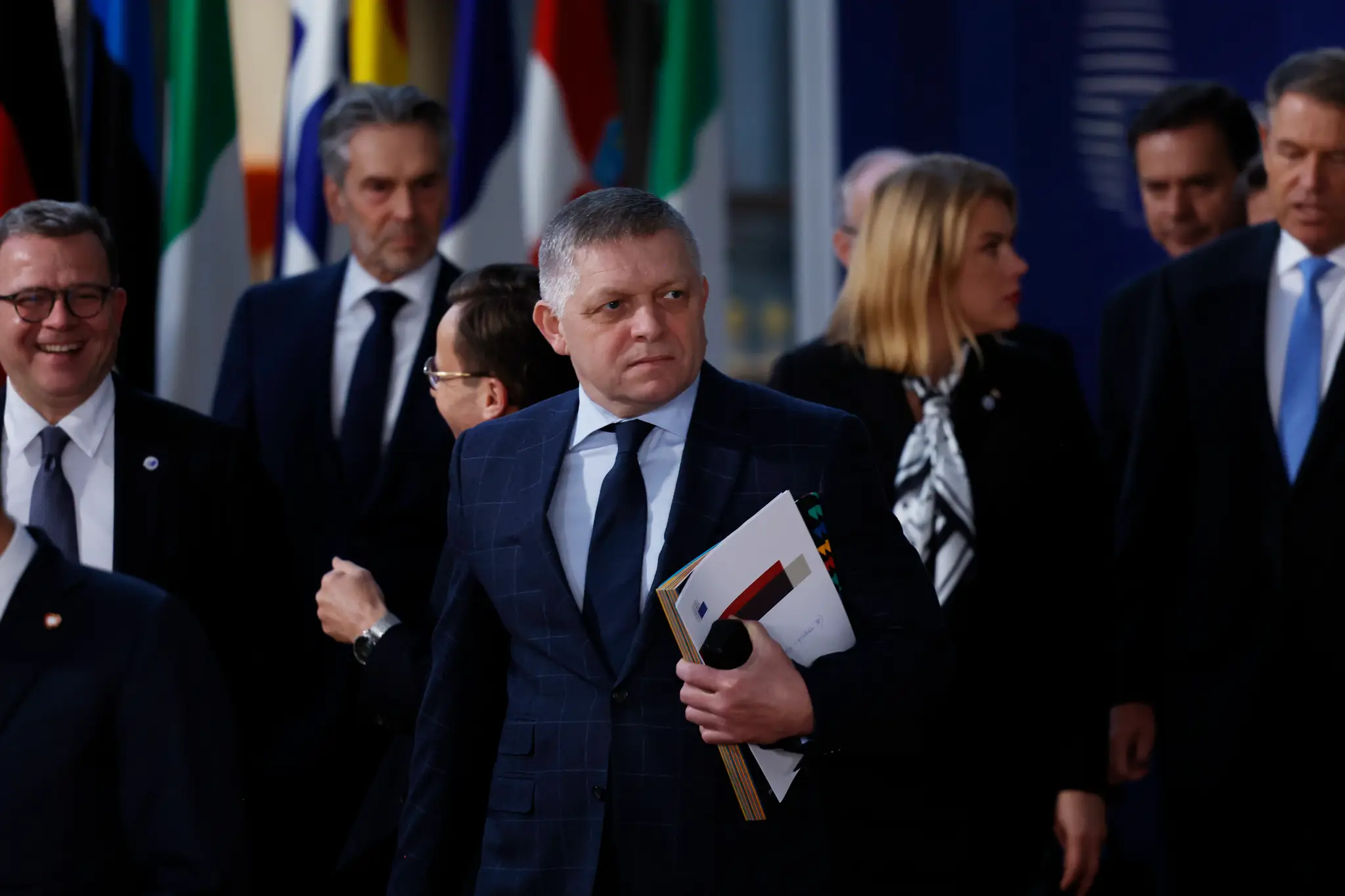 Robert Fico v Bruseli.