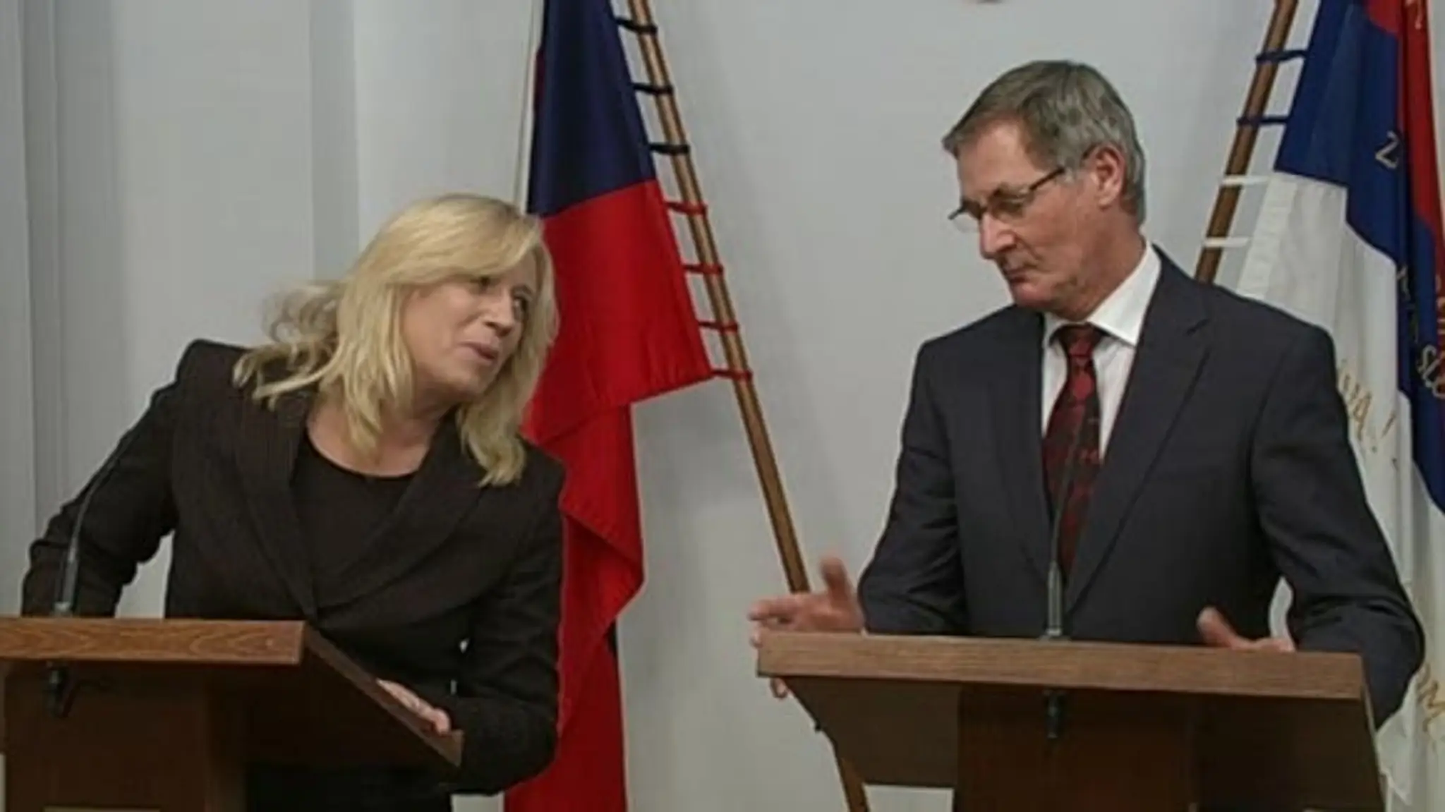 Iveta Radičová a Pavol Hrušovský