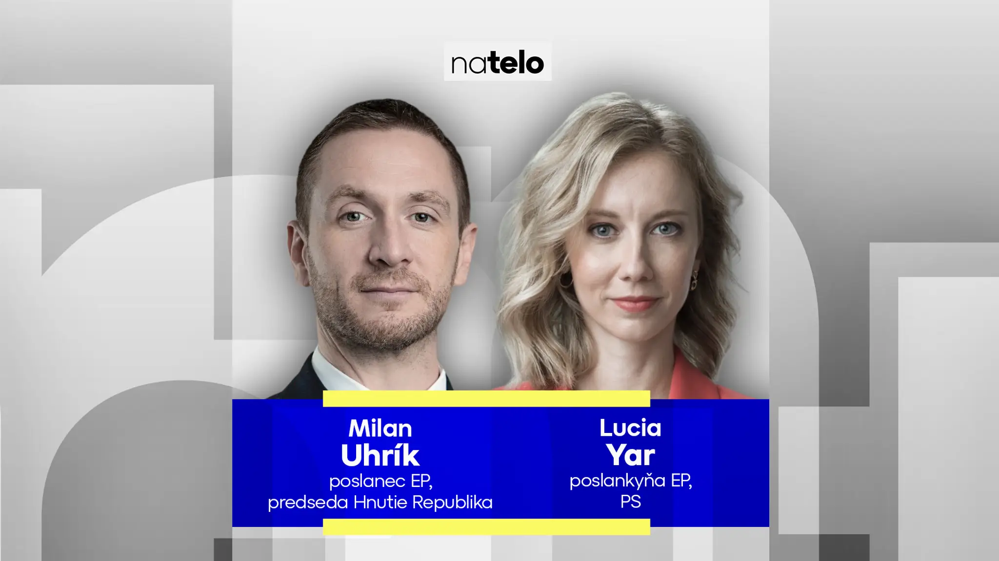Milan Uhrík a Lucia Yar.