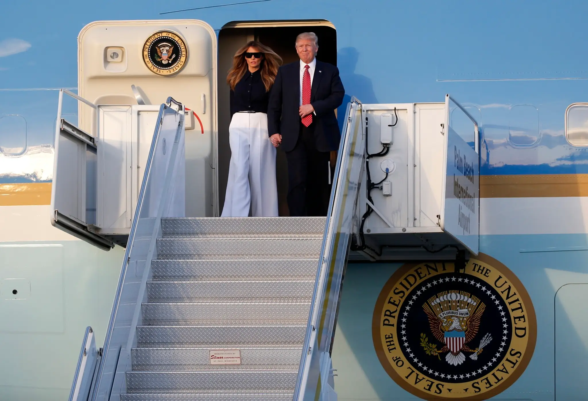 Donald Trump s prvoui dámou Melanie.