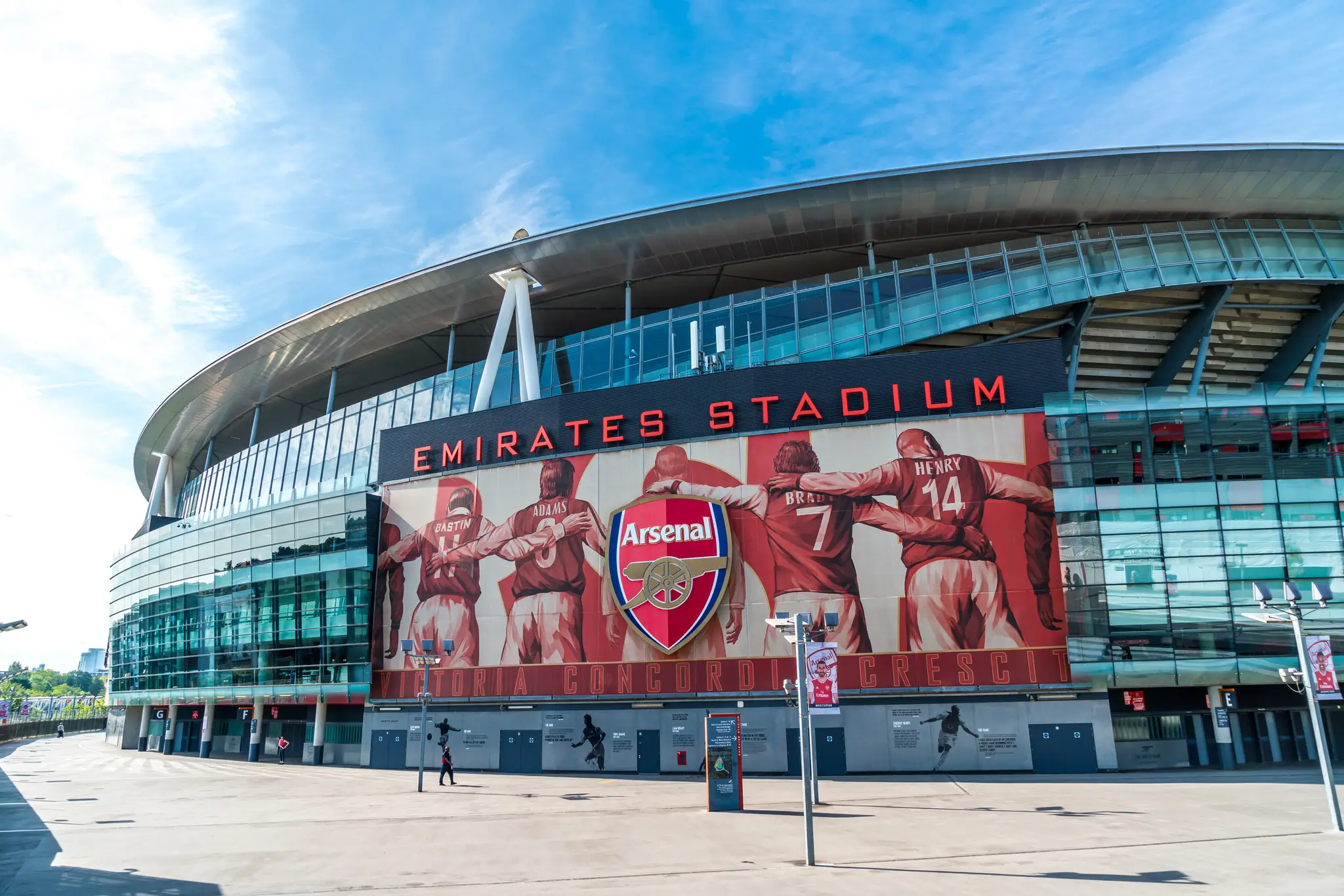 Emirates Stadium, na ktorom hrá domáce zápasy Arsenal Londýn