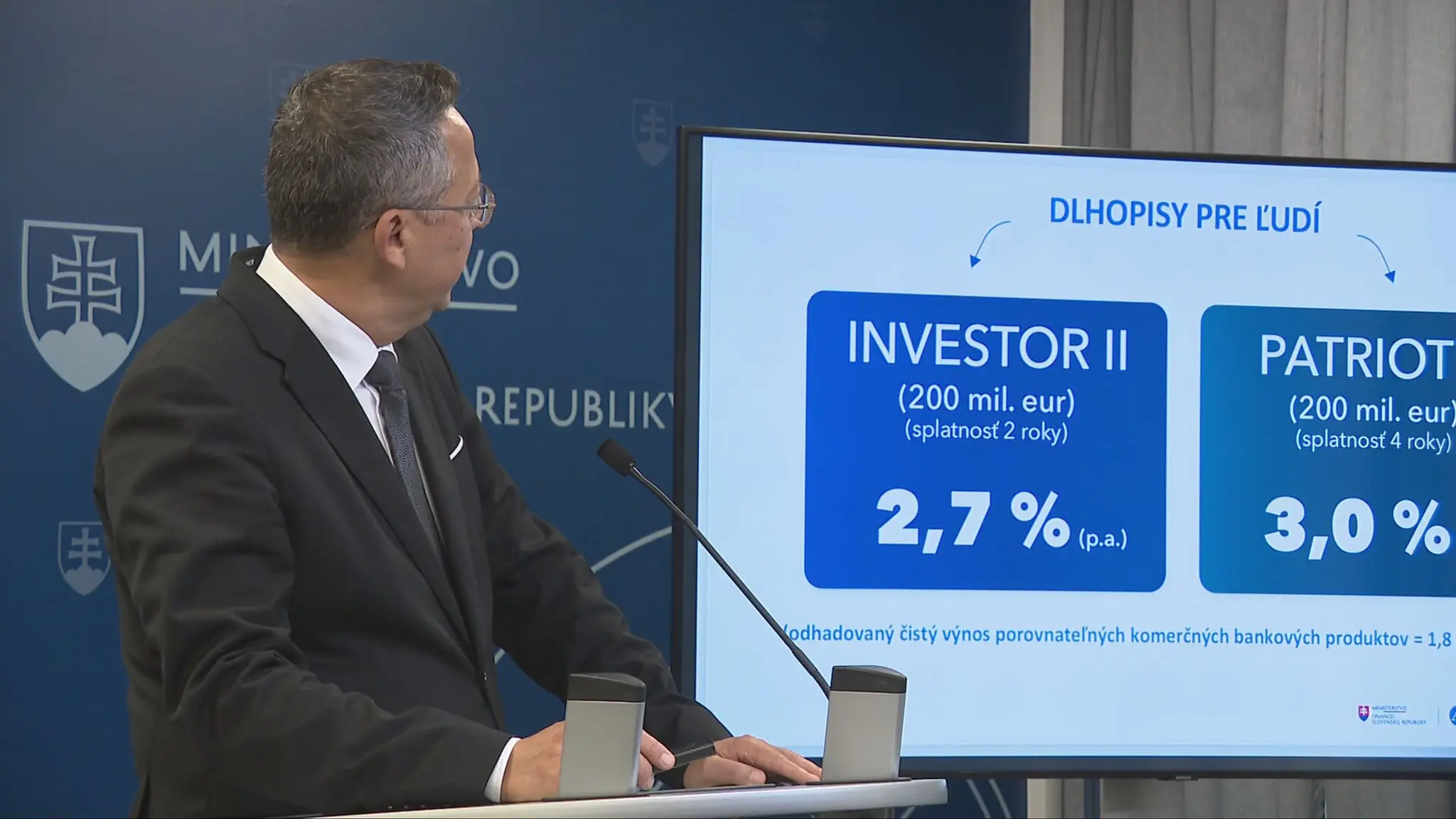 Ladislav Kamenický predstavuje nové dlhopisy pre ľudí