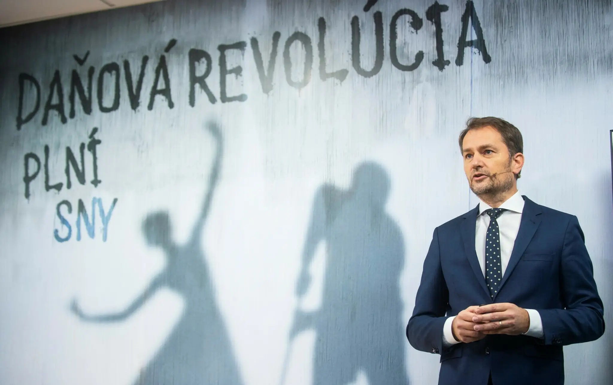 Igor Matovič na tlačovej konferencii.