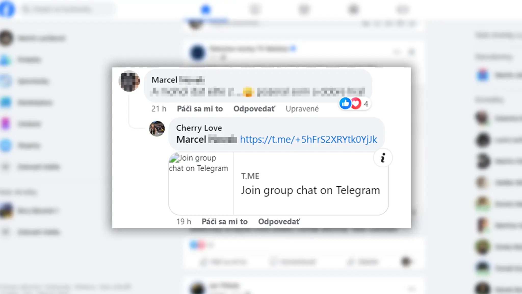 Komentár v diskusiách.