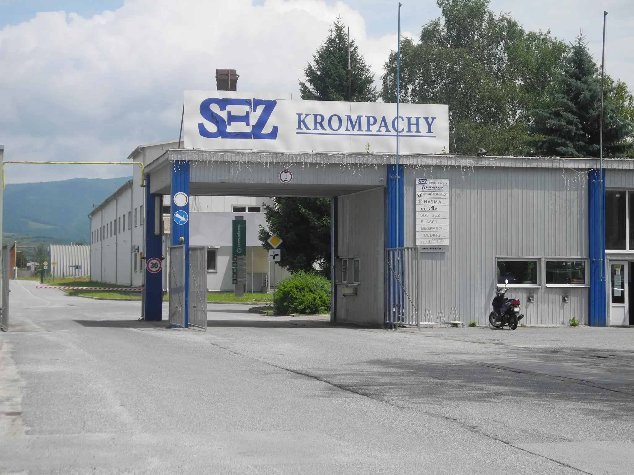 Areál spoločnosti SEZ Krompachy
