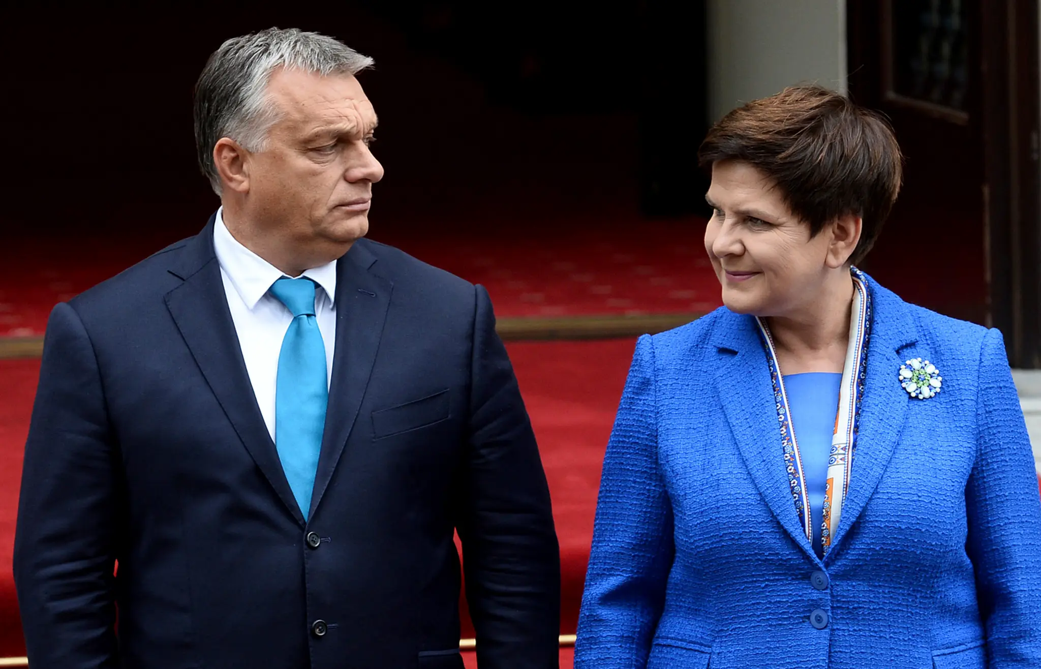 Viktor Orbán a poľská premiérka Beata Szydlo.